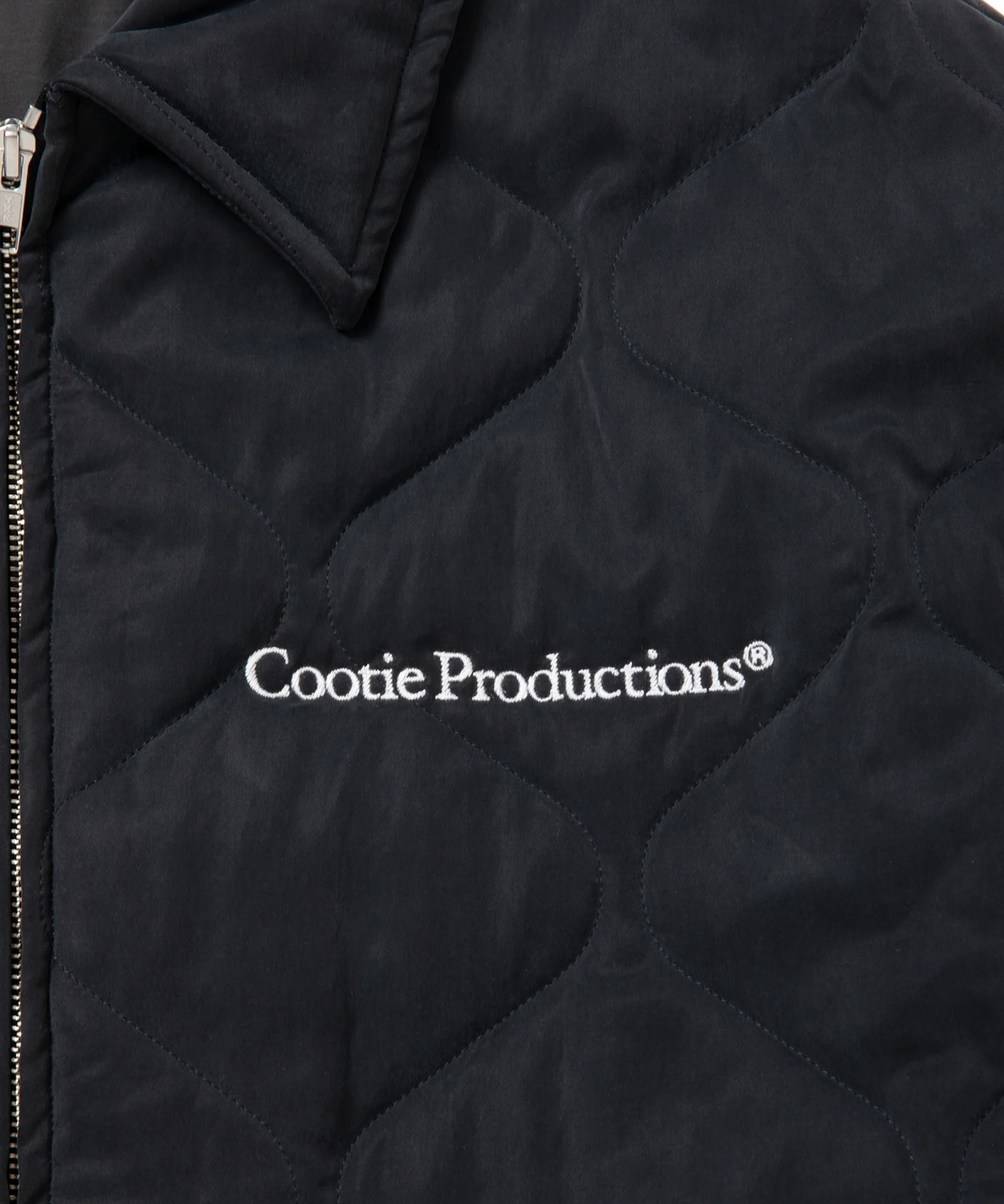 Cu/Ny Satin Vietnam Liner Jacket COOTIE PRODUCTIONS