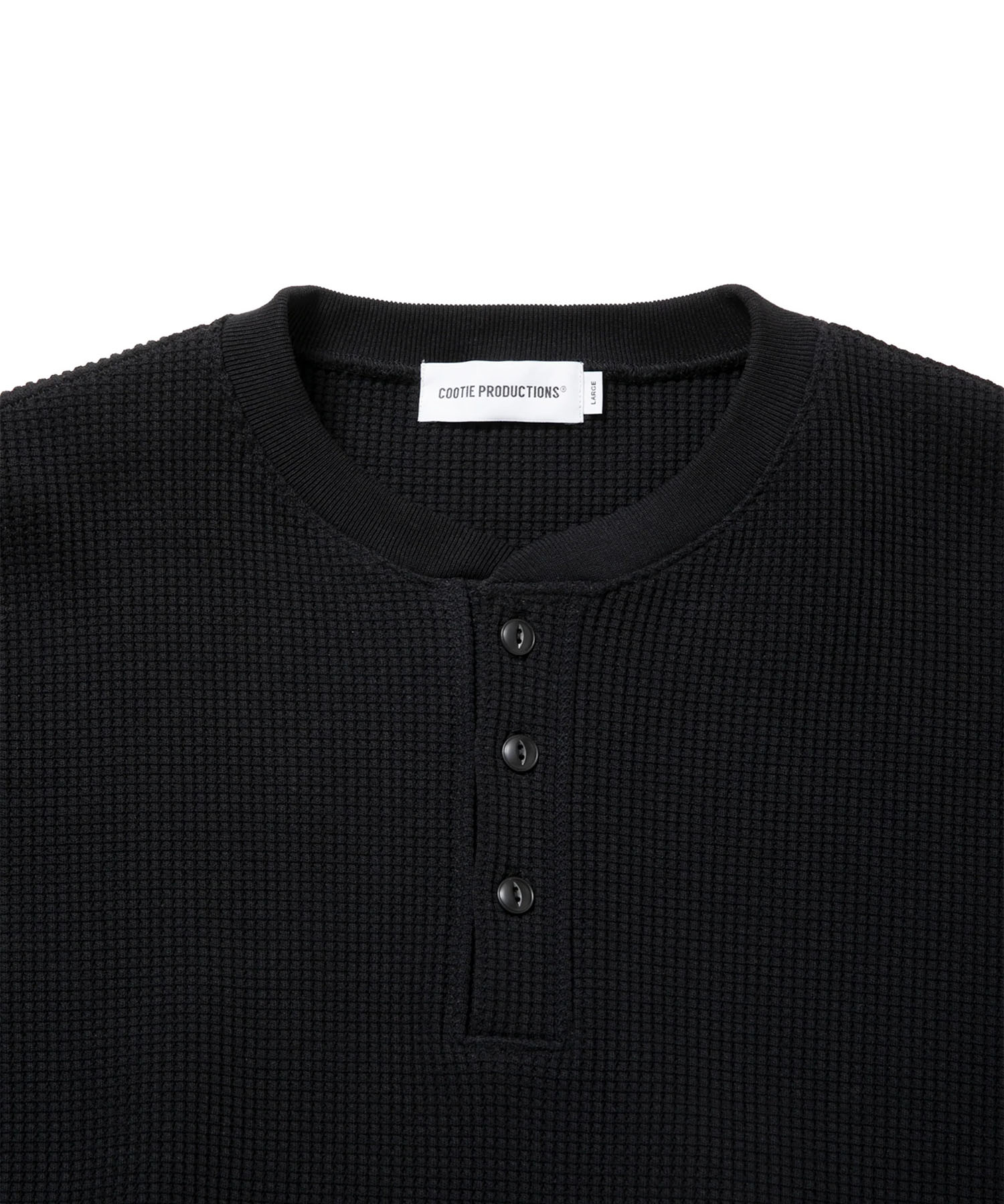 N/C Waffle Henley Sweatshirt COOTIE PRODUCTIONS