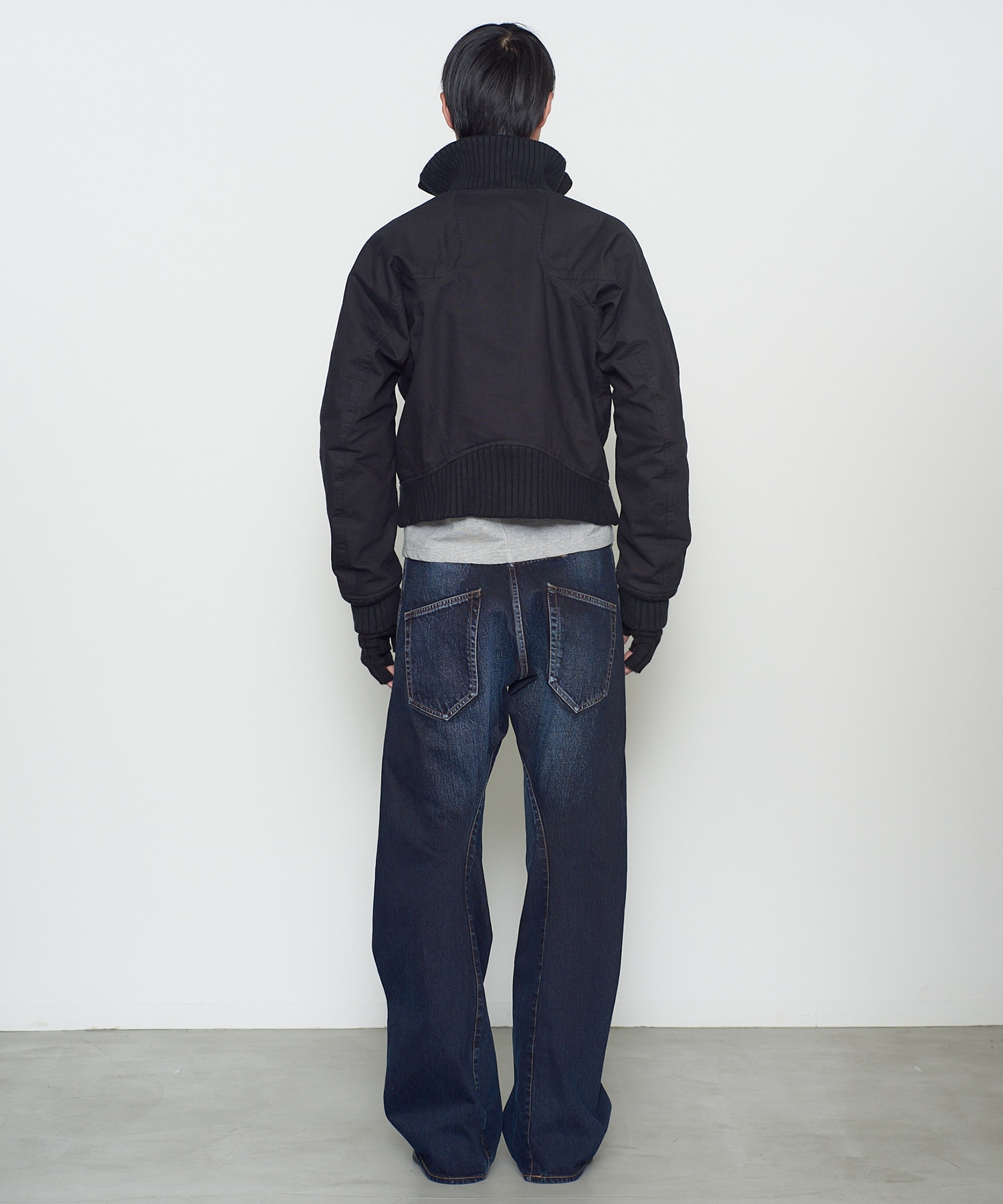 STAND COLLAR BOMBER JACKET NVRFRGT