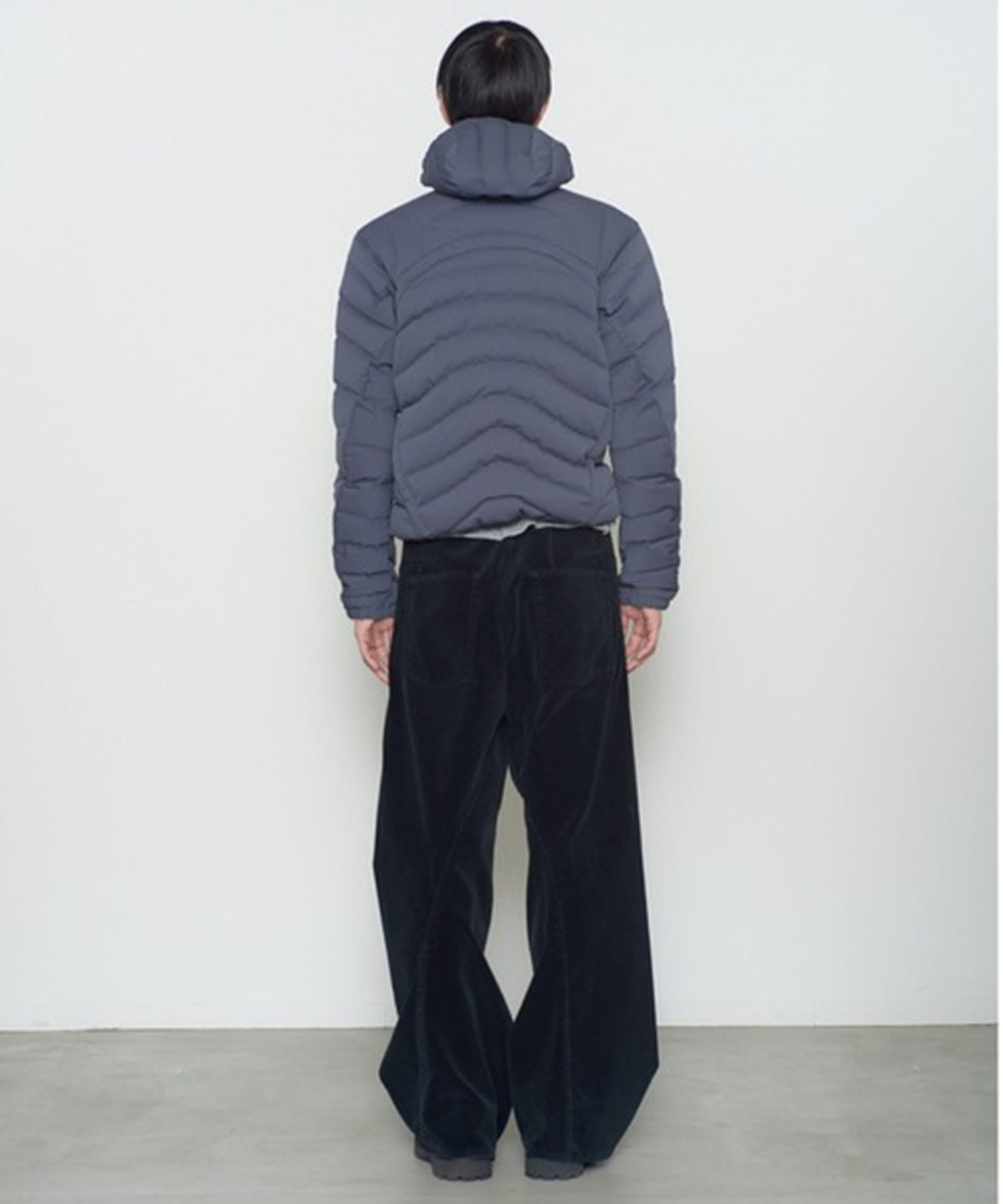 PANELLED HOODED PUFFER JACKET NVRFRGT