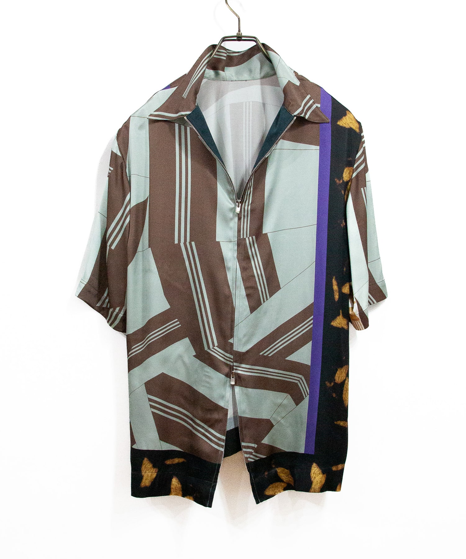 COLLAGE PRINTED BACK OPEN TOPS ANTHEM A