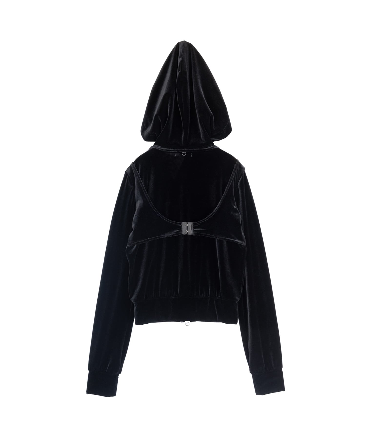 Micro Bra Velour Hoodie BASICKS