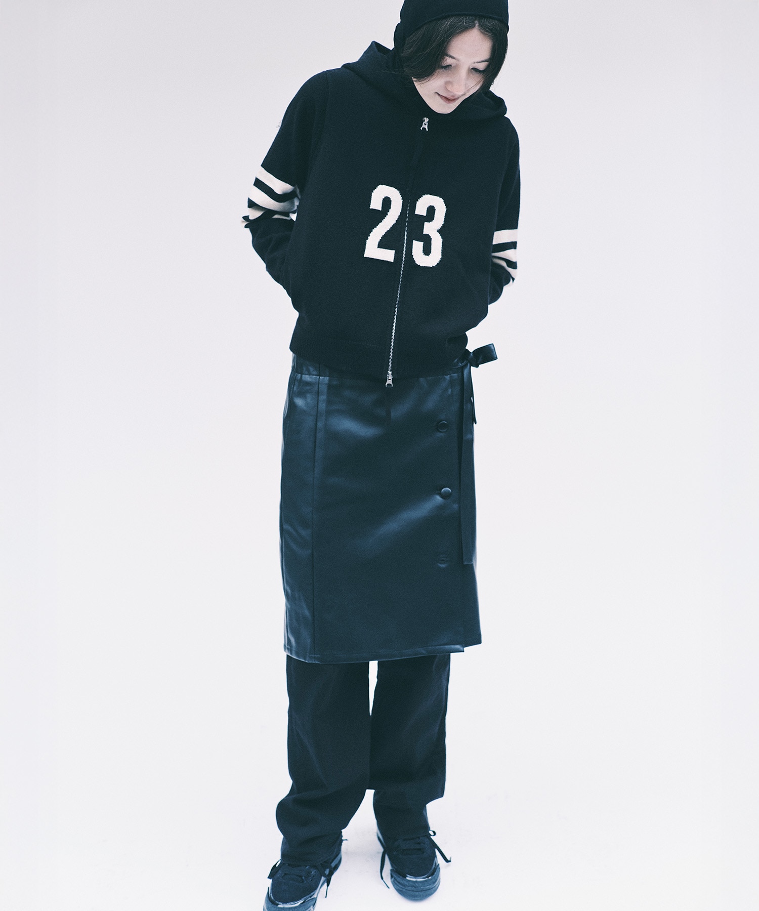 FOOT BALL KNIT HOODIE KOWGA