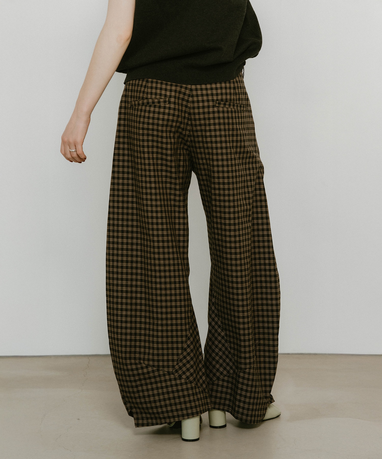 slit deformed pants(unisex) Knuth Marf