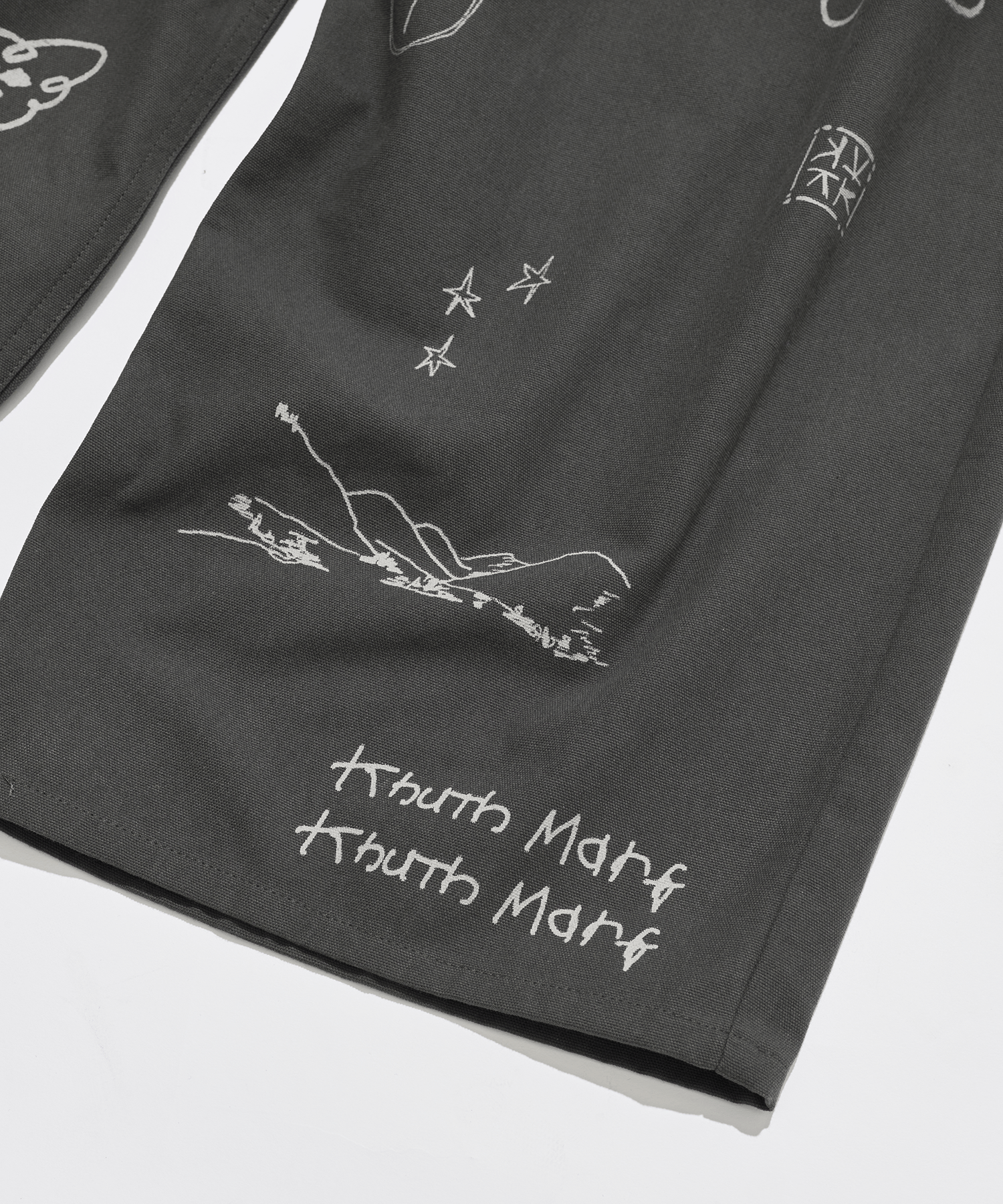 別注 high waist tattoo pants Knuth Marf