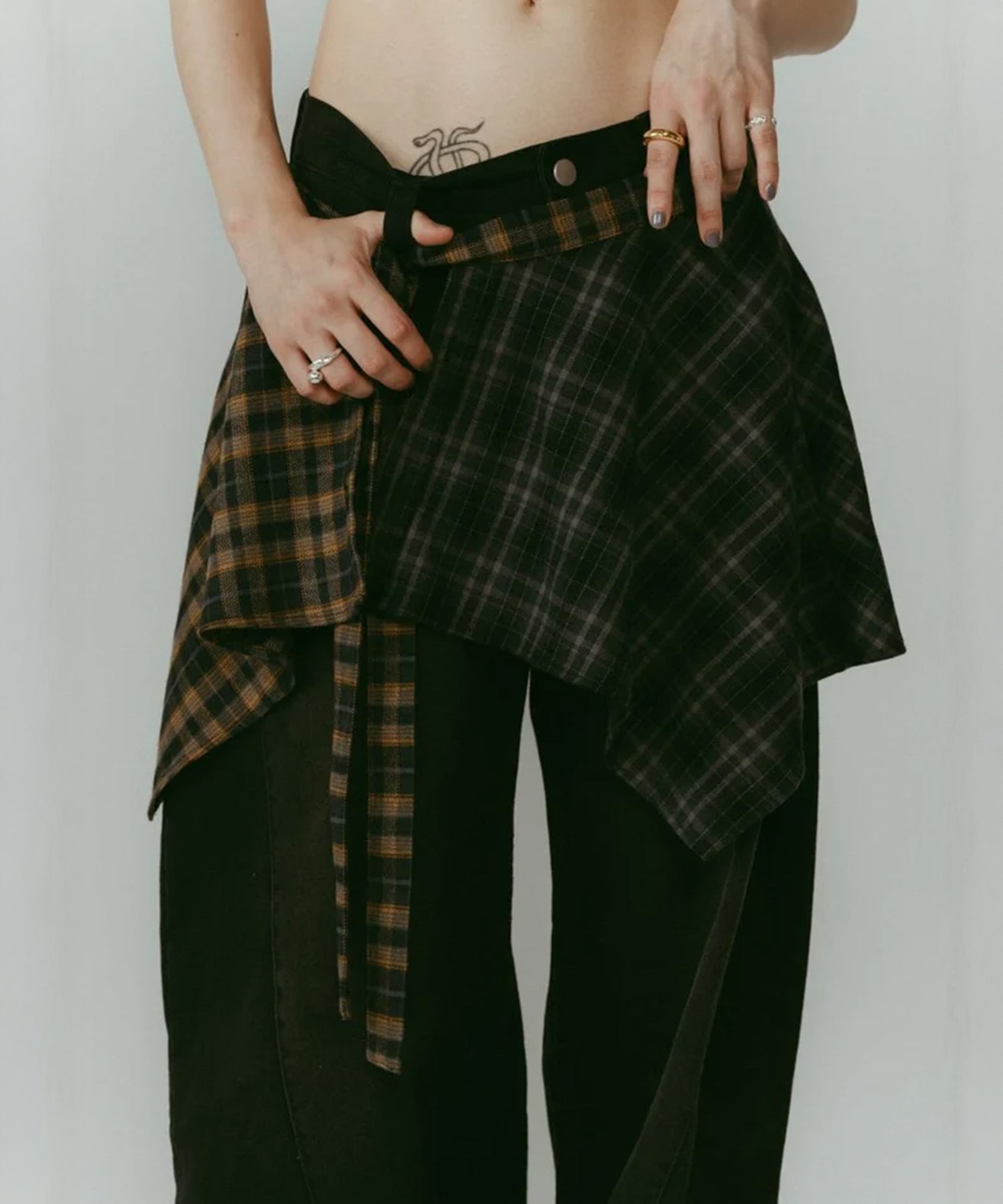 shirt wrap denim pants Knuth Marf