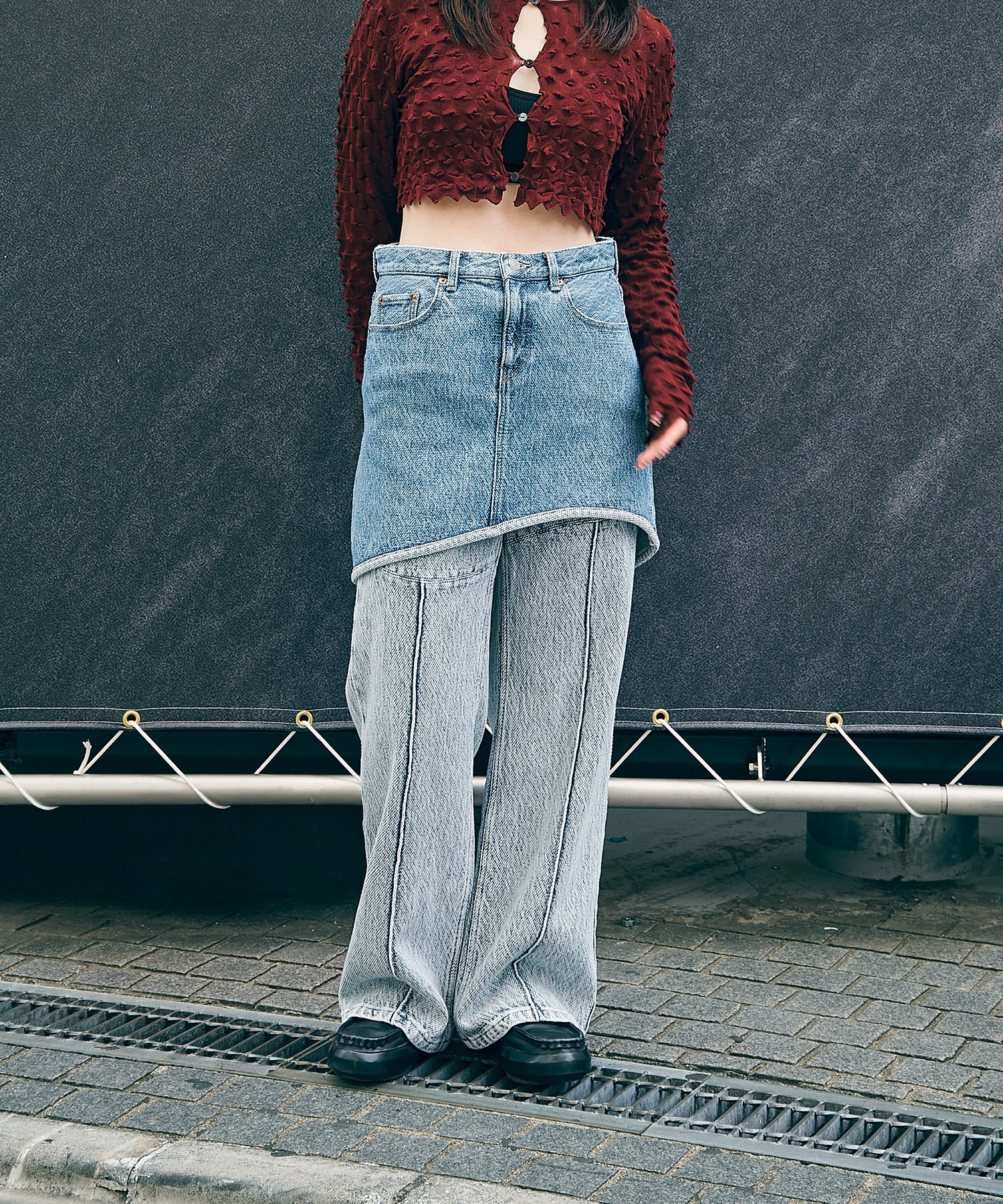 WAVE CUT SKIRT kotohayokozawa
