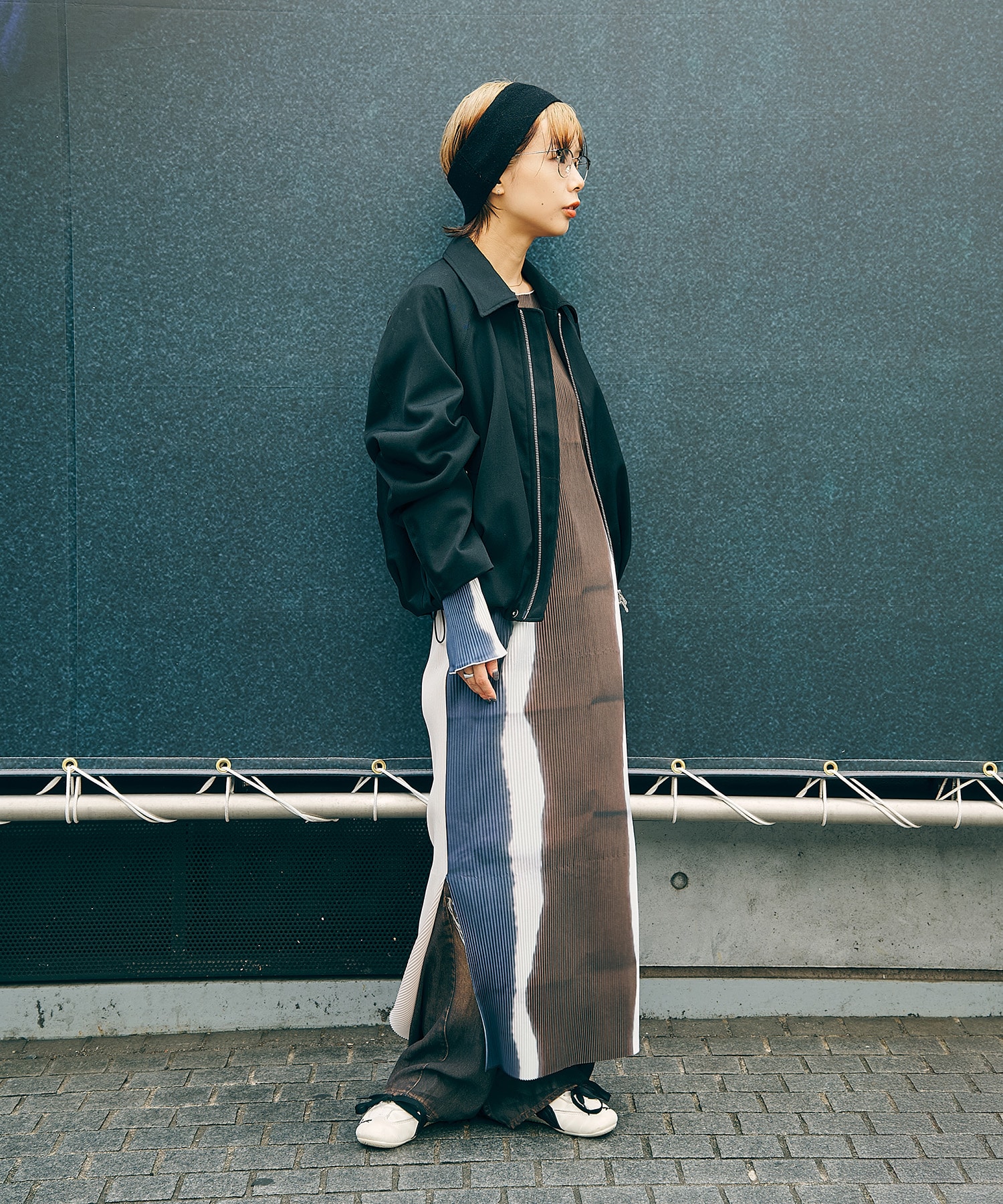 BALLOON ZIP UP JACKET CONZ