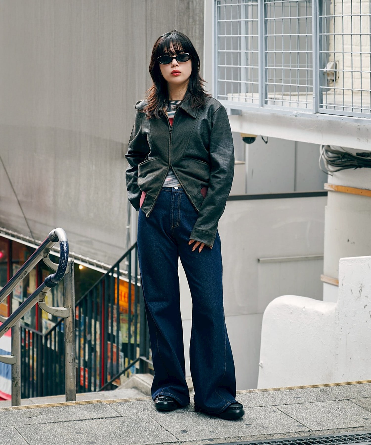 CRACK TERRY BLOUSON ANTHEM A