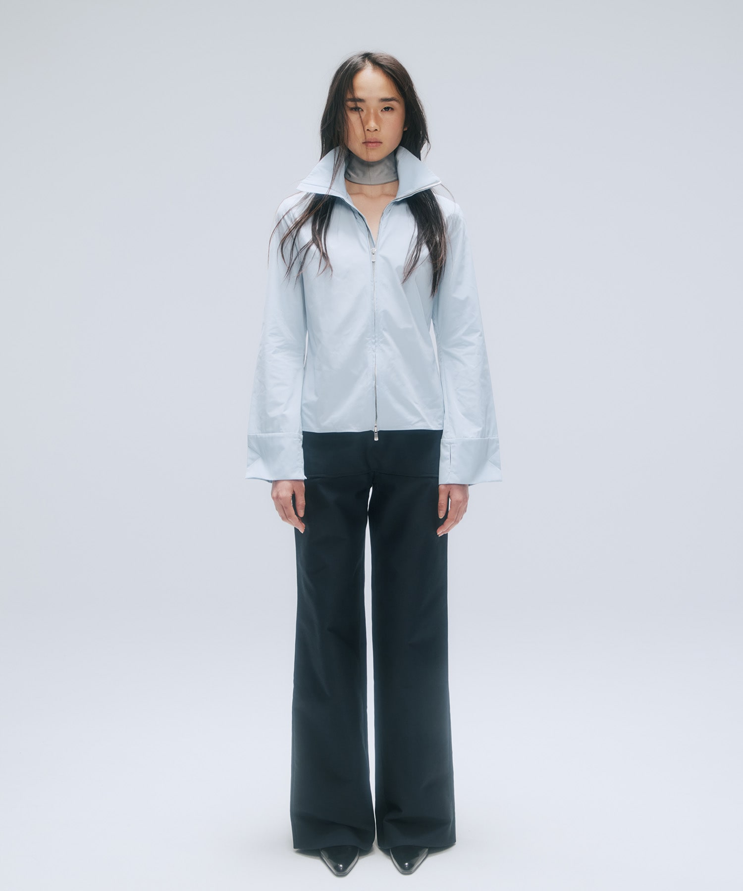 HighNeck Bird Shirt kallyu