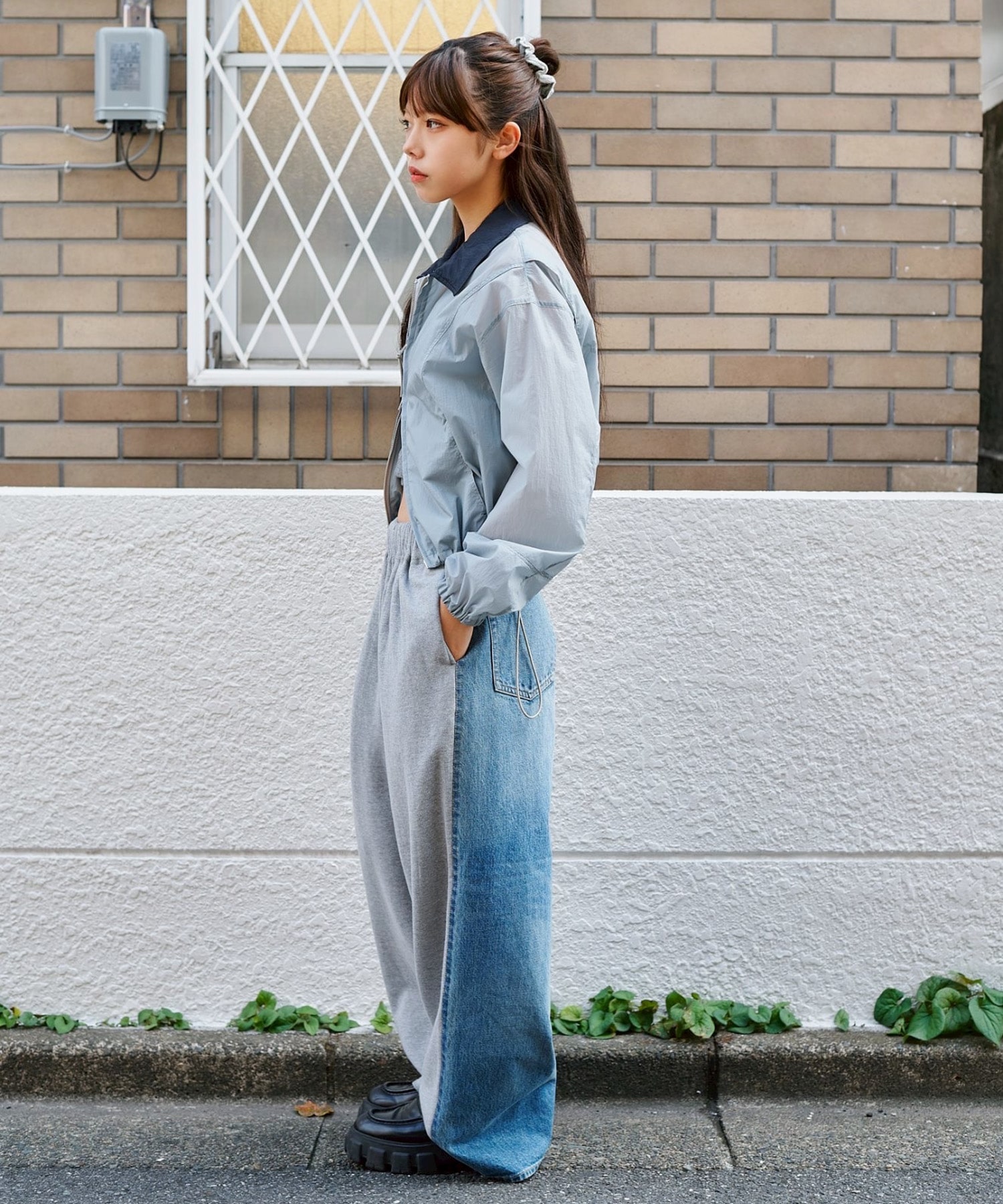 BI-COLOR NYLON BLOUSON CONZ
