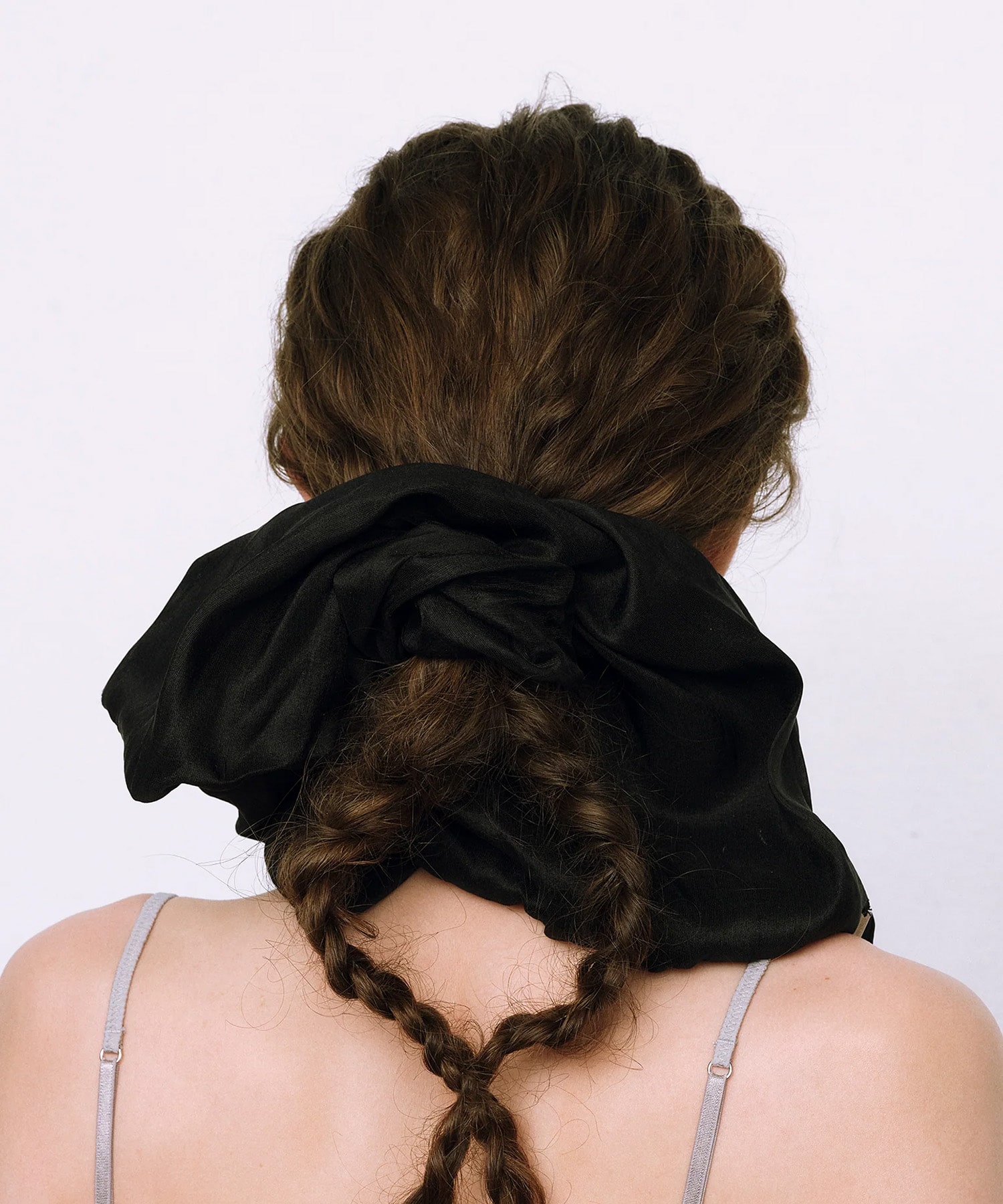 Silk Square  Large Scrunchie heyep