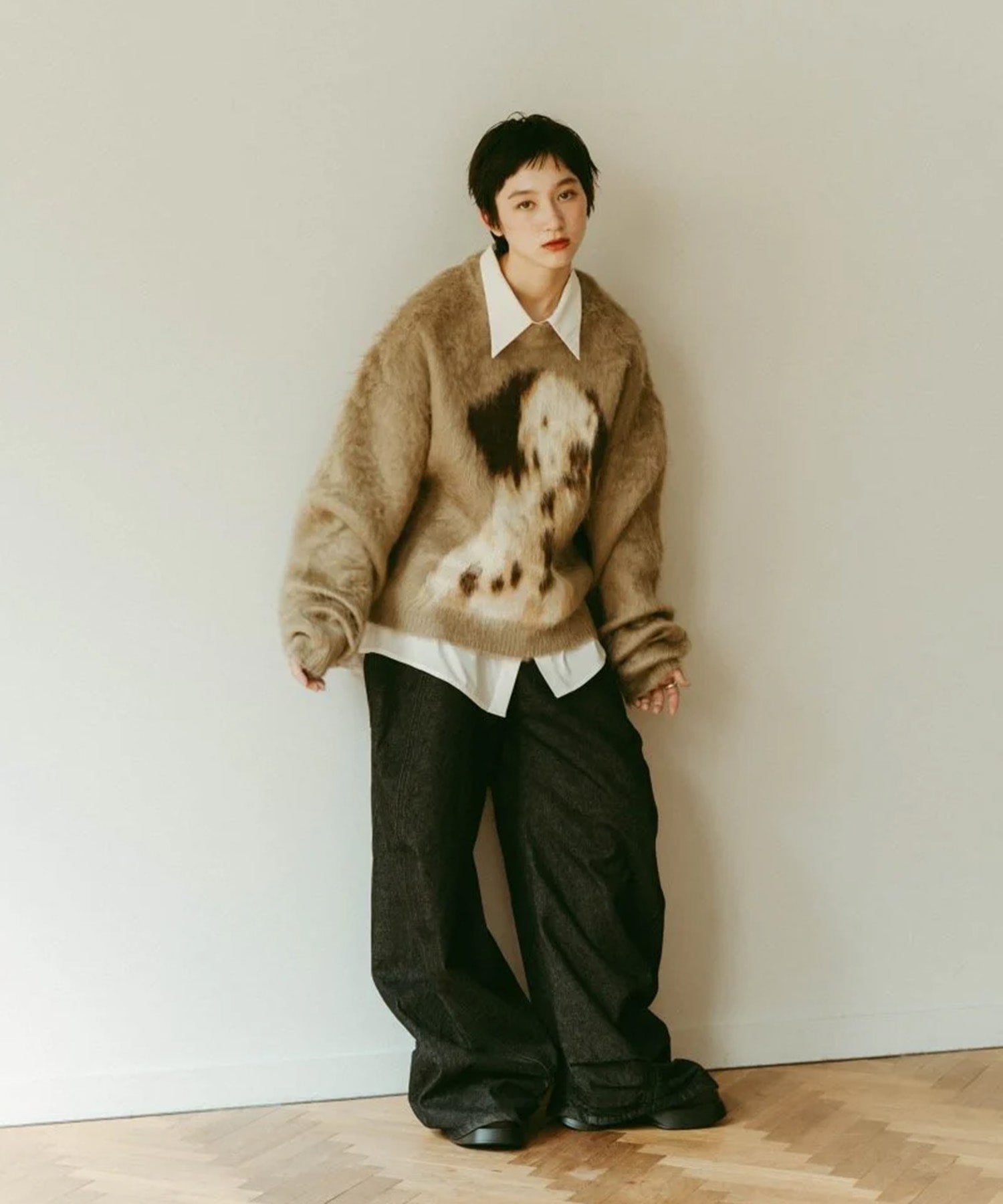 dalmatian shaggy knit(unisex) Knuth Marf