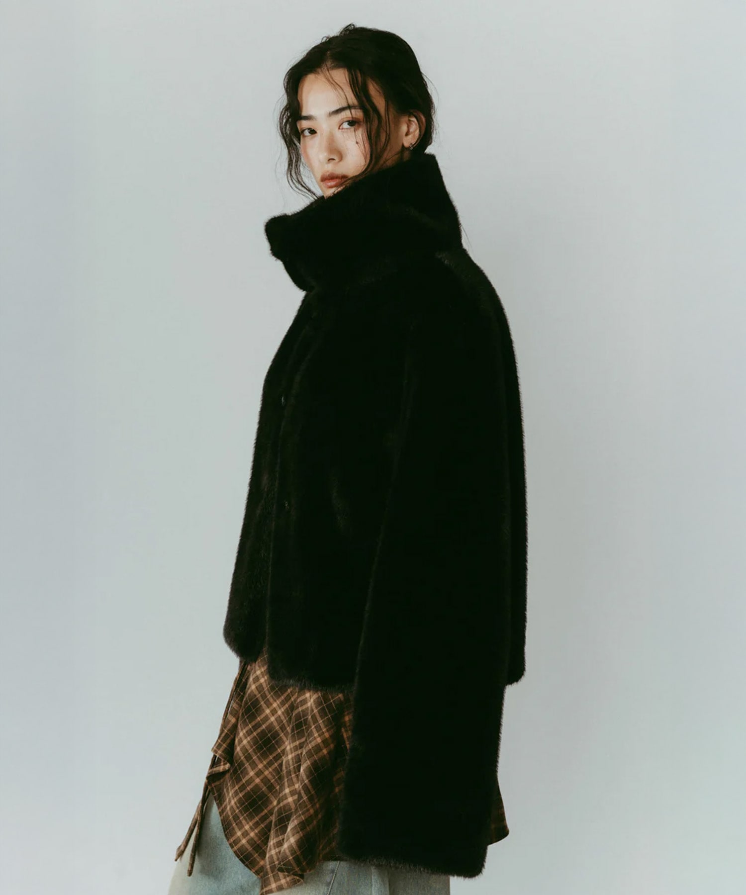 point collar fur coat Knuth Marf