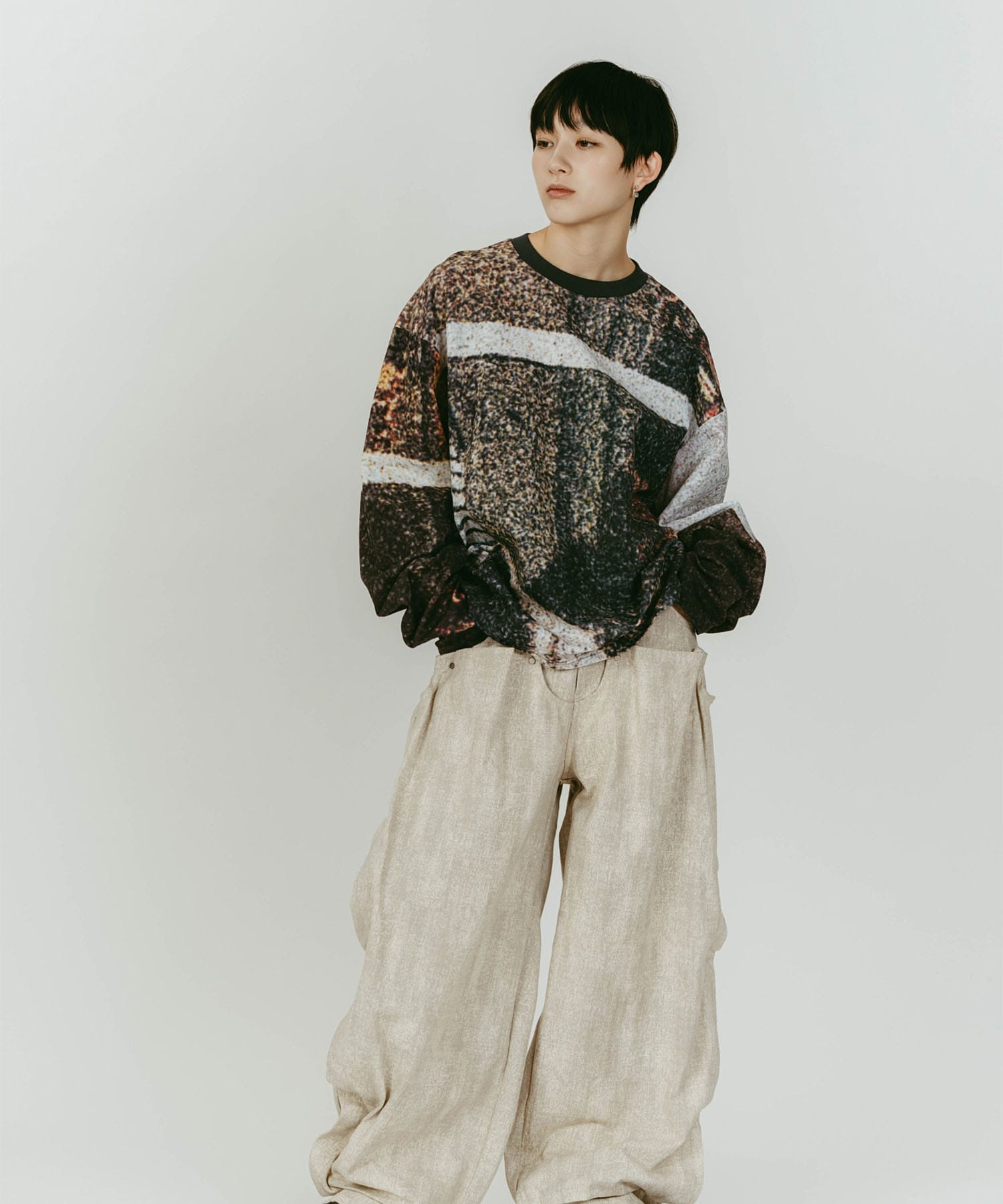 scenery print long sleeve tee Knuth Marf