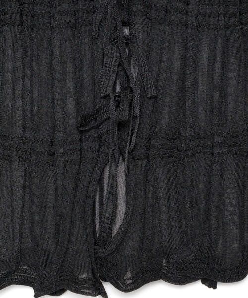 sheer flow cardigan OPEN SESAME CLUB