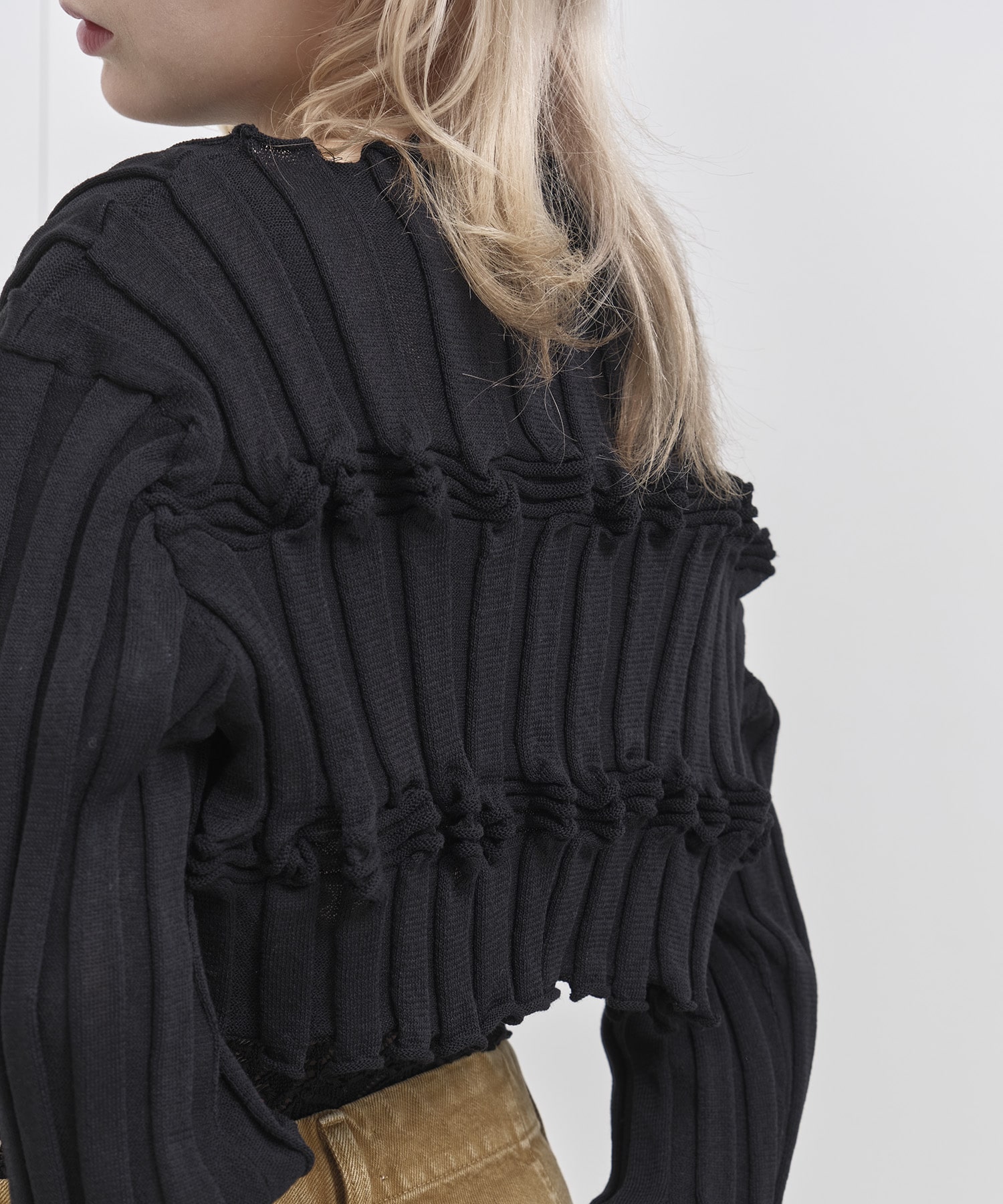 flow  short cardigan OPEN SESAME CLUB