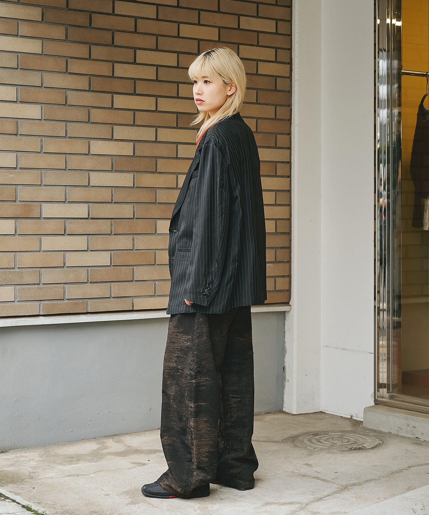 別注 DENIM CURVELEGPANTS TAAKK