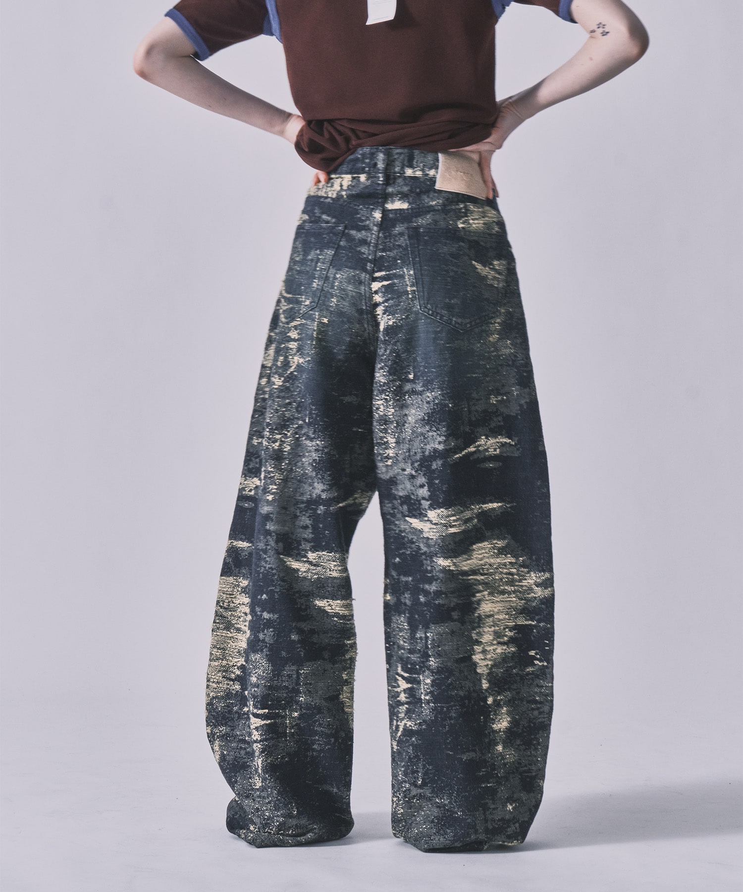 別注 DENIM CURVELEGPANTS TAAKK