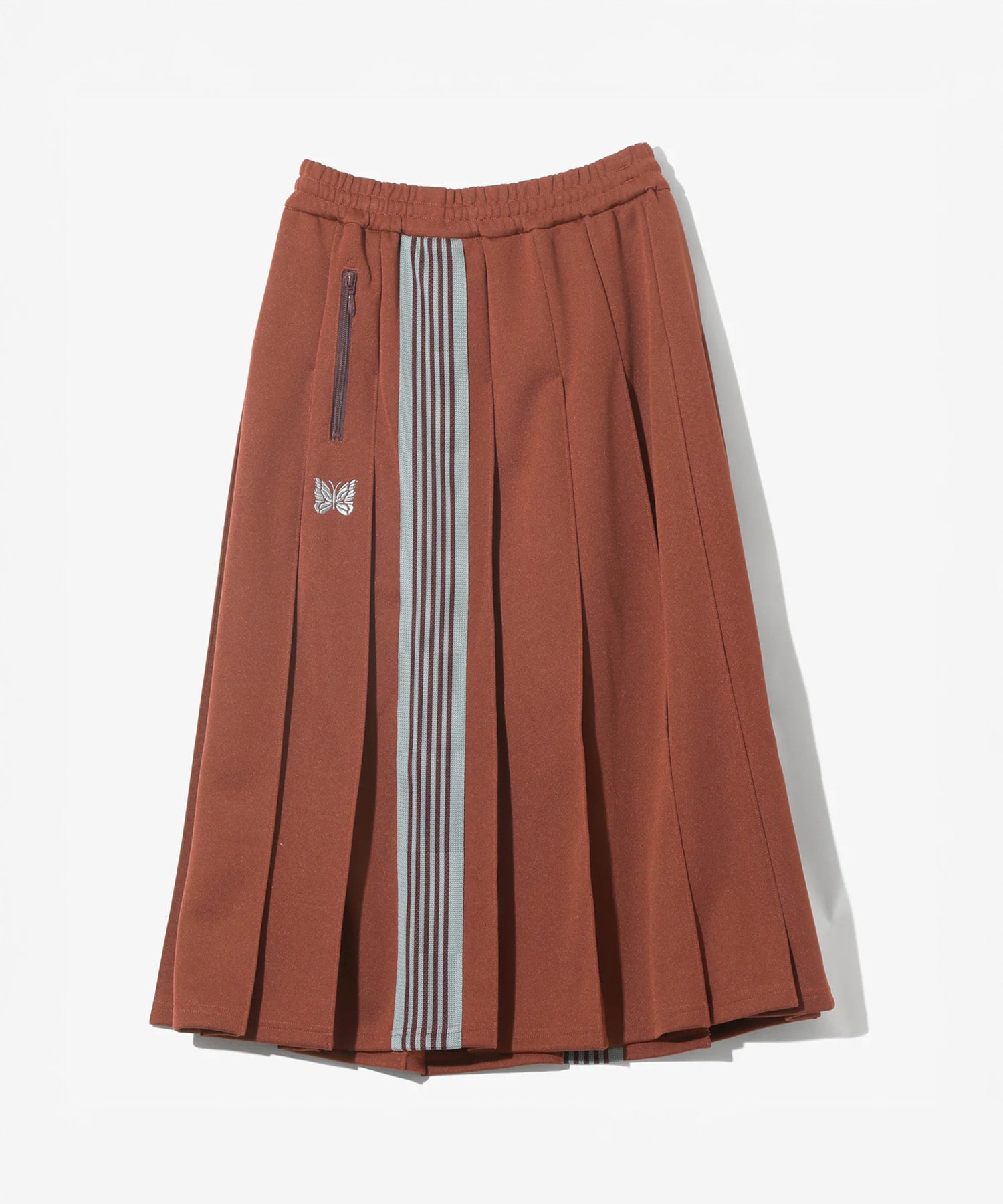 Pleated Track Skirt - Poly Smooth Needles