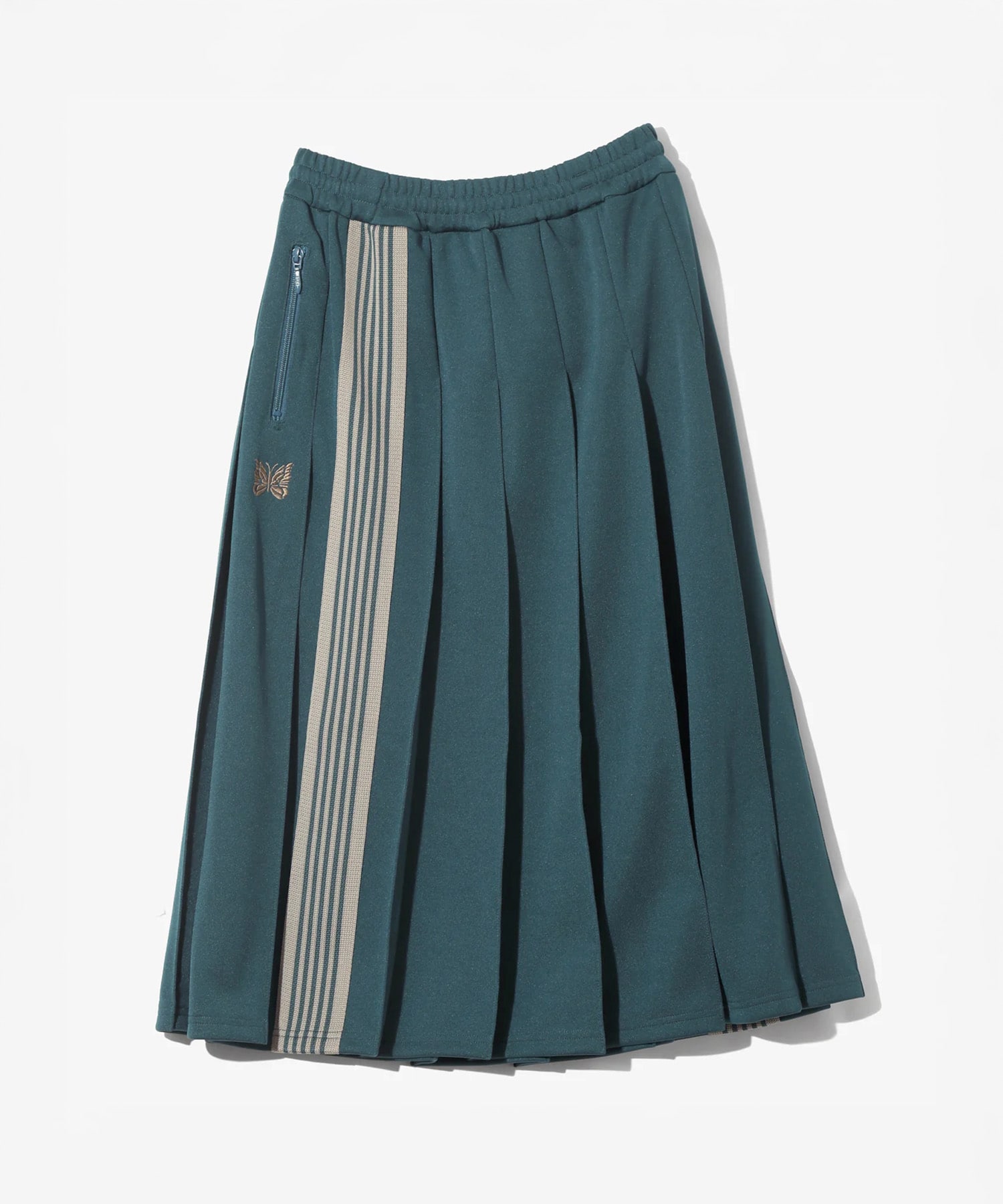 Pleated Track Skirt - Poly Smooth Needles
