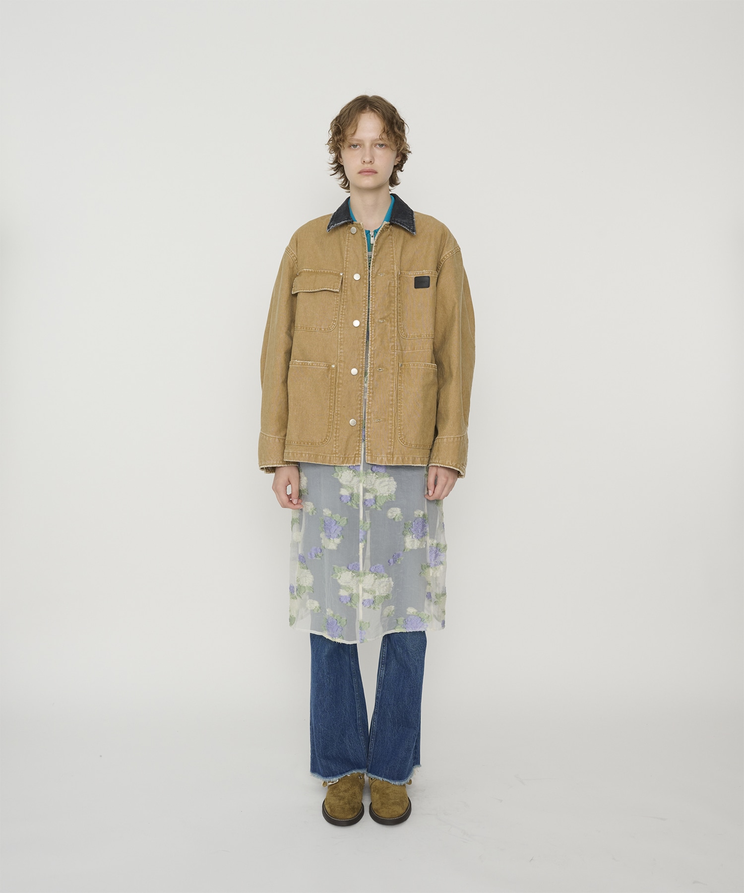 SULFUR DYE HEAVY DUCK CLOTH COVERALL JANE SMITH