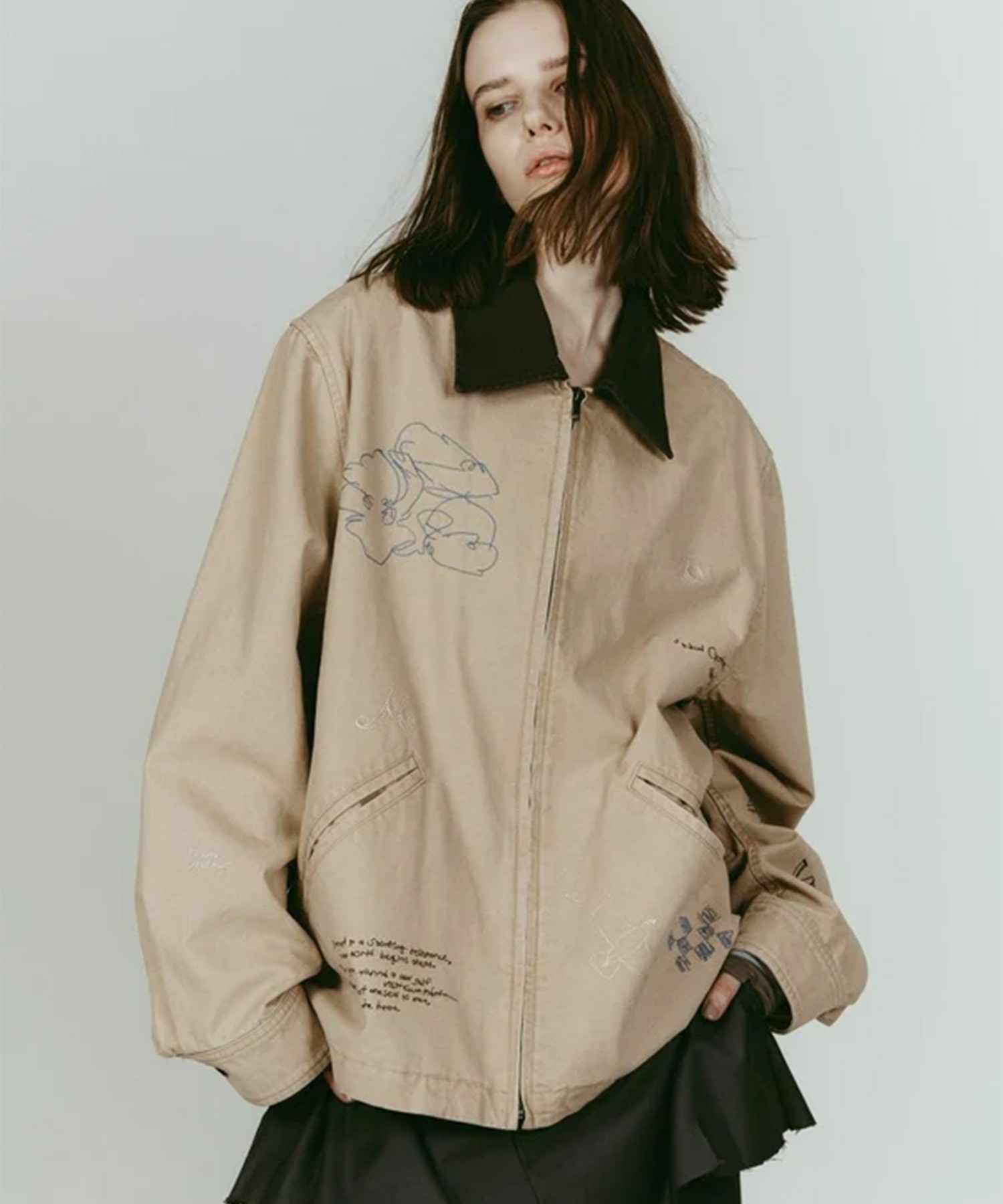 embroidered jacket(unisex) Knuth Marf