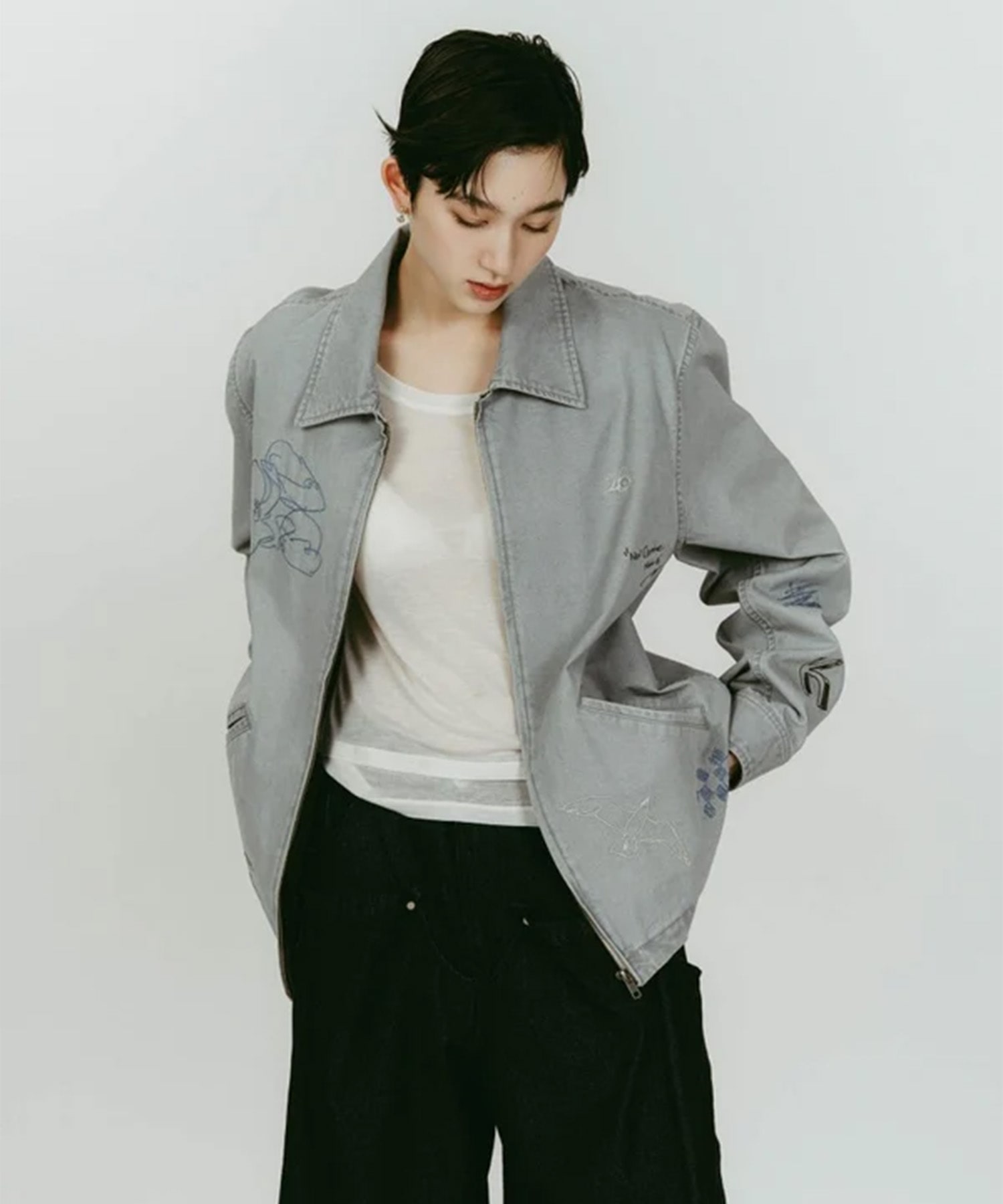 embroidered jacket(unisex) Knuth Marf