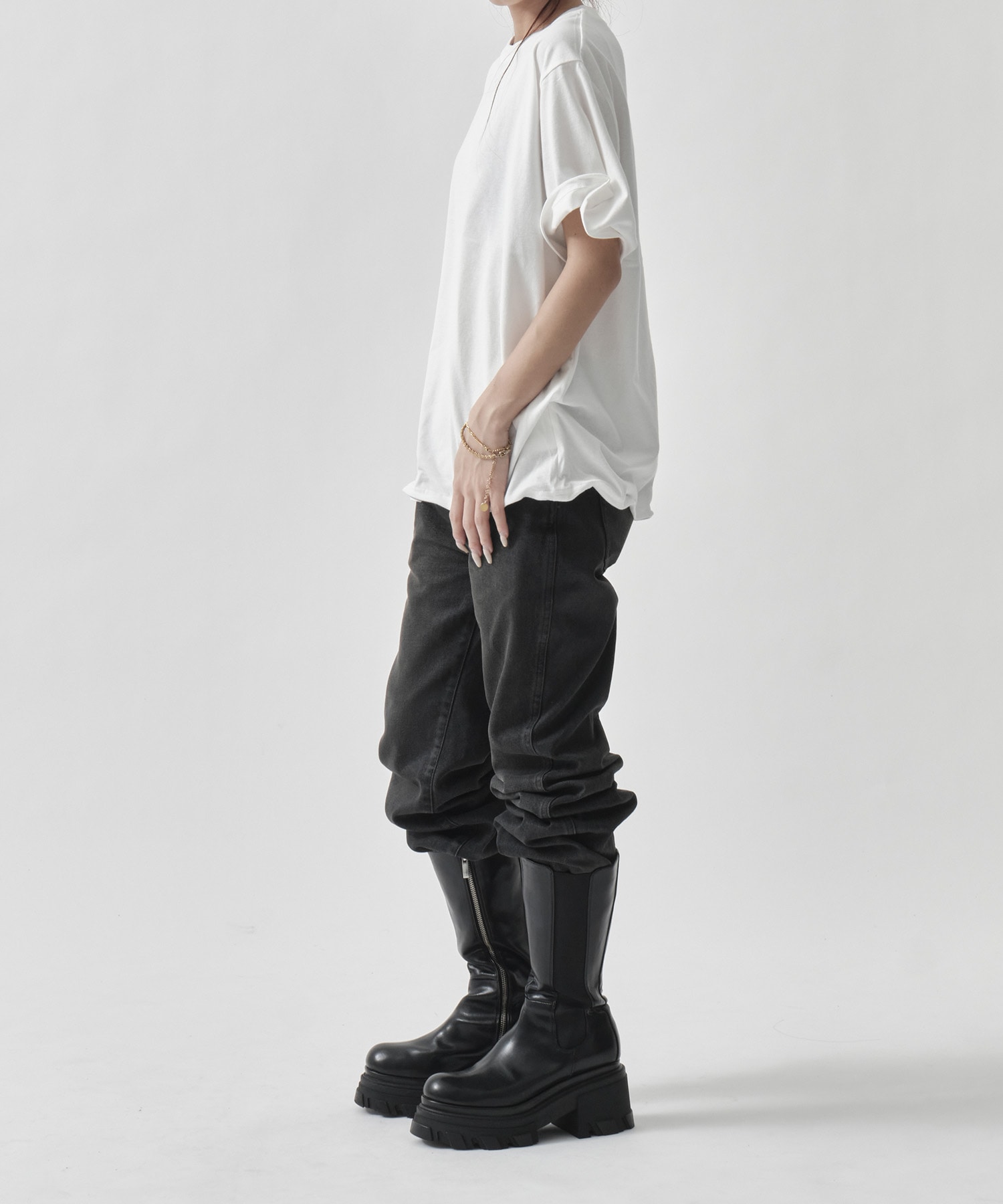 Raffy Gauze Wire Tee INSCRIRE