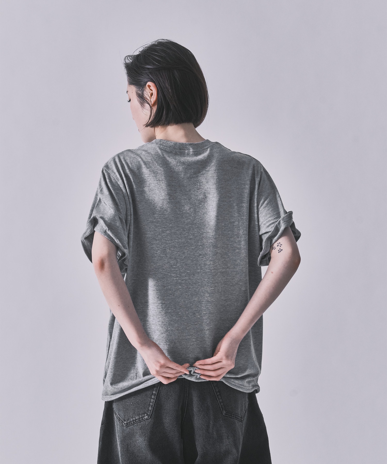 Raffy Gauze Wire Tee INSCRIRE