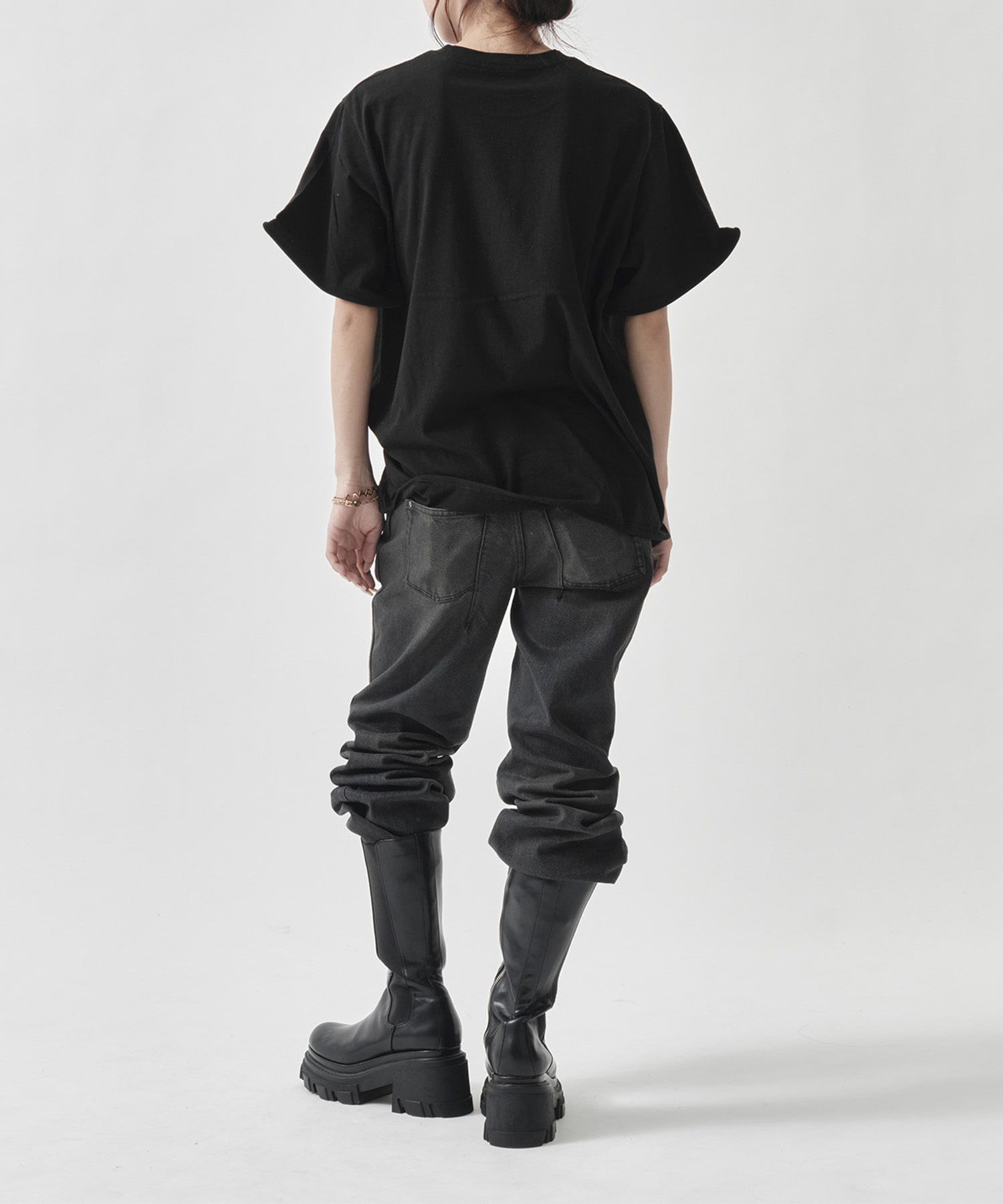 Raffy Gauze Wire Tee INSCRIRE