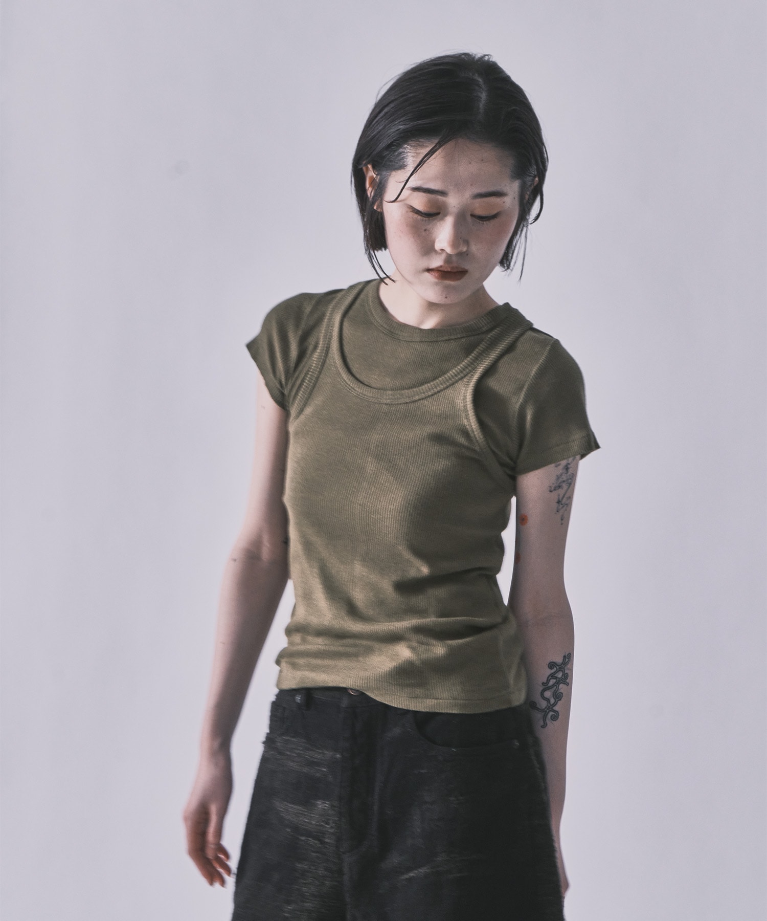 Gauze Teleco Tank Top INSCRIRE