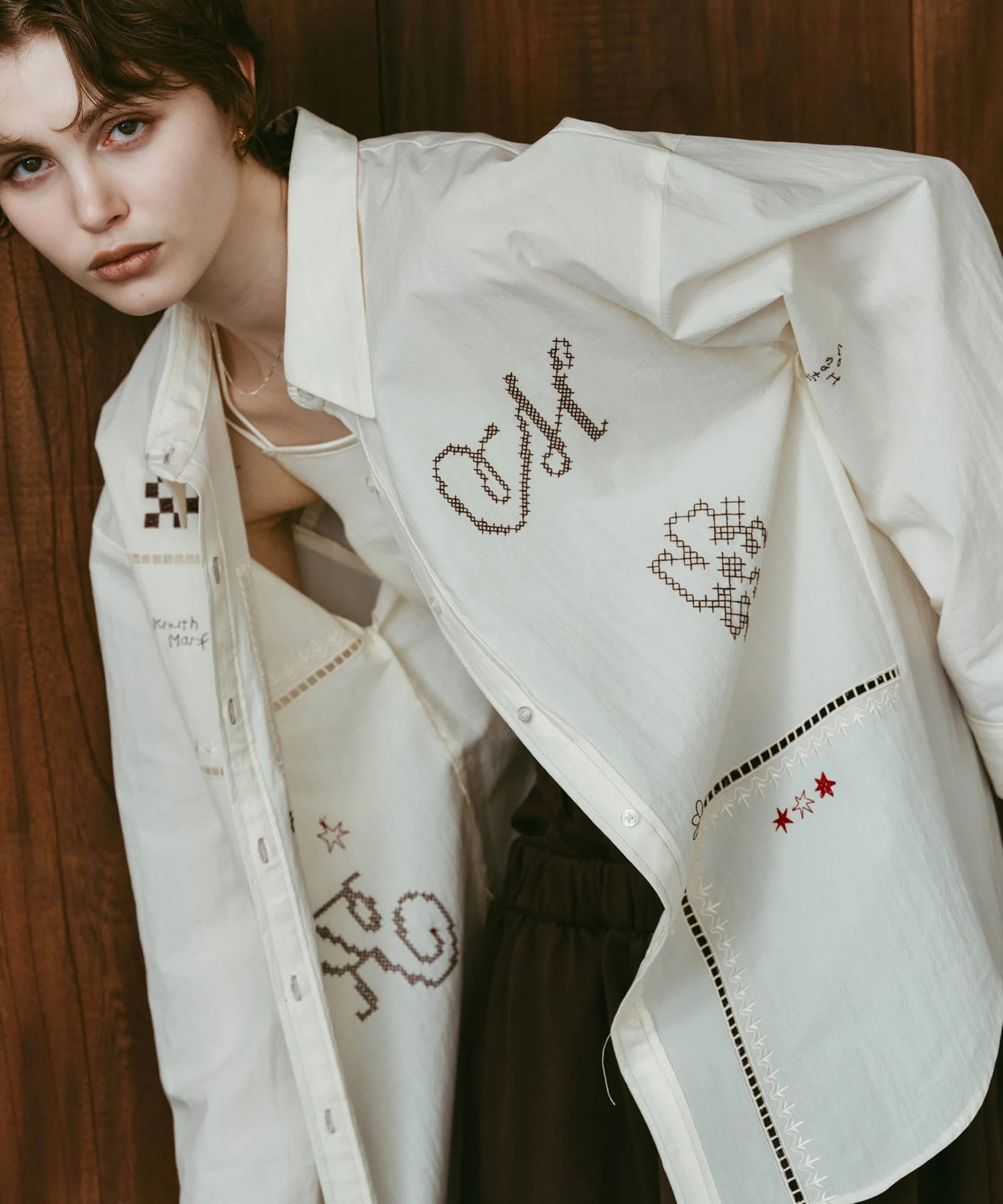 embroidered shirt(unisex) Knuth Marf