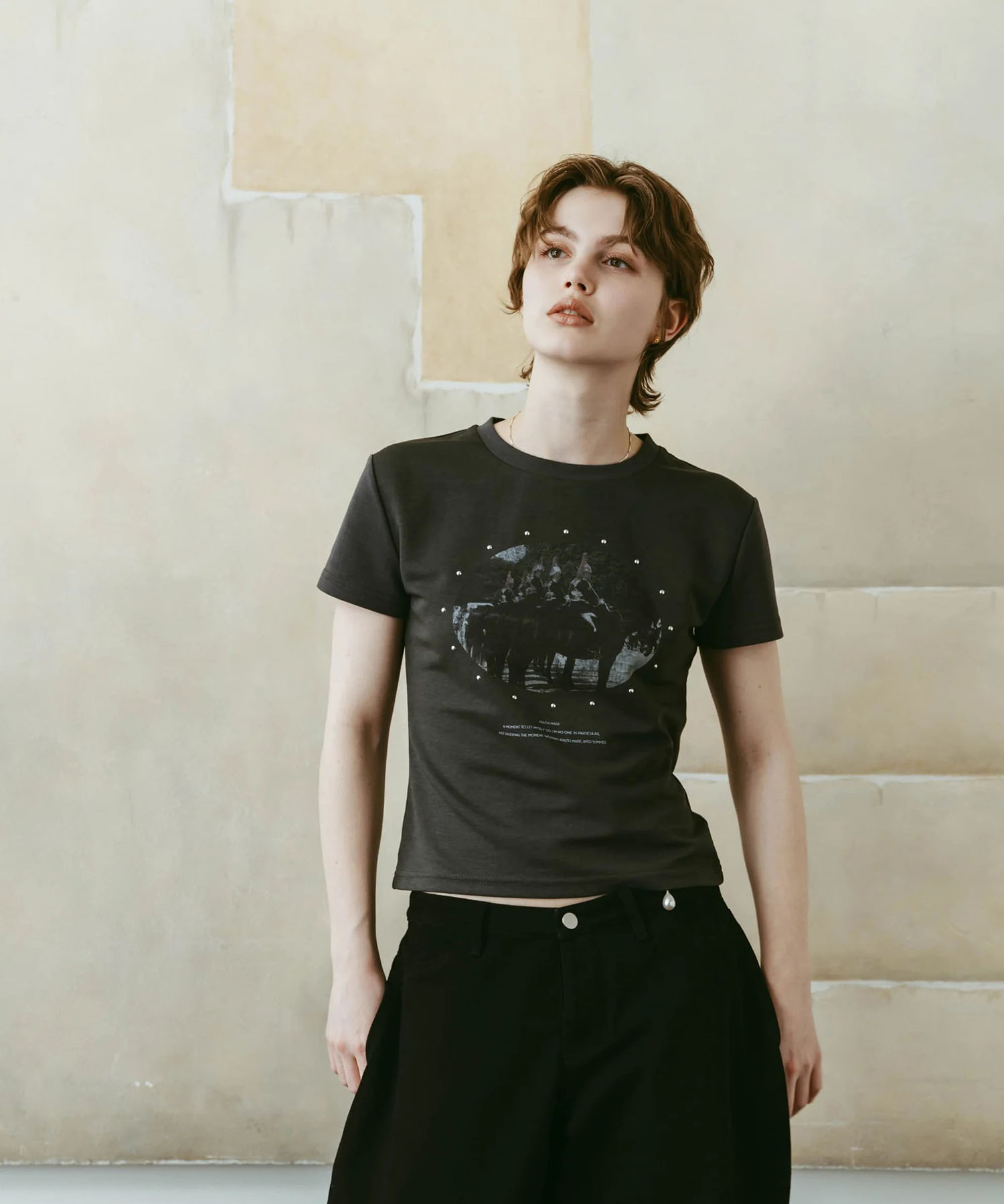 studded compact tee Knuth Marf