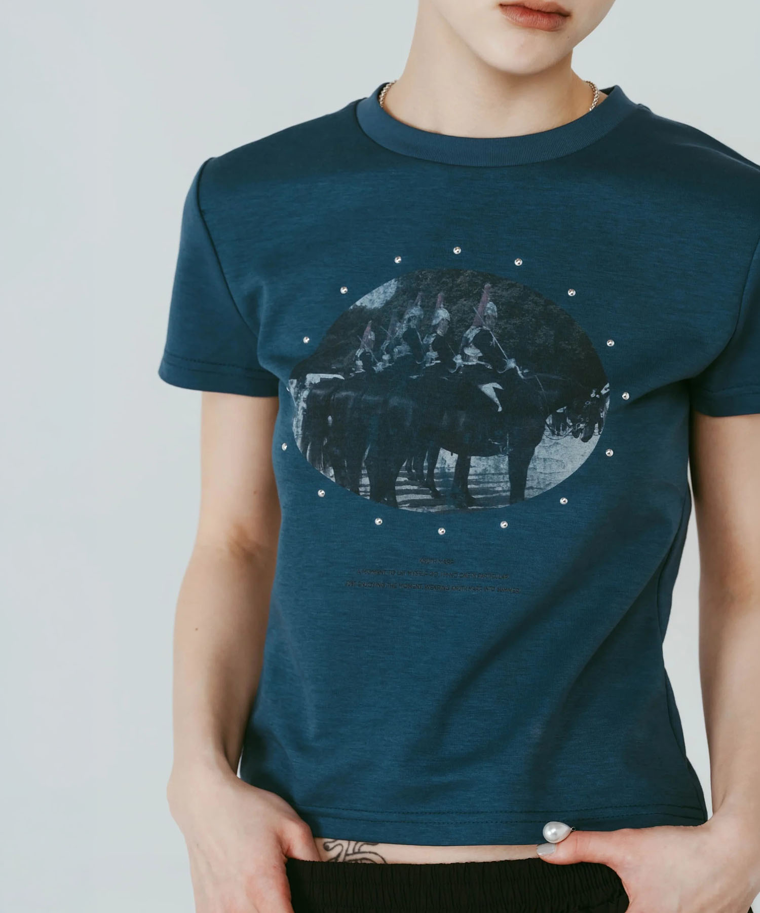 studded compact tee Knuth Marf