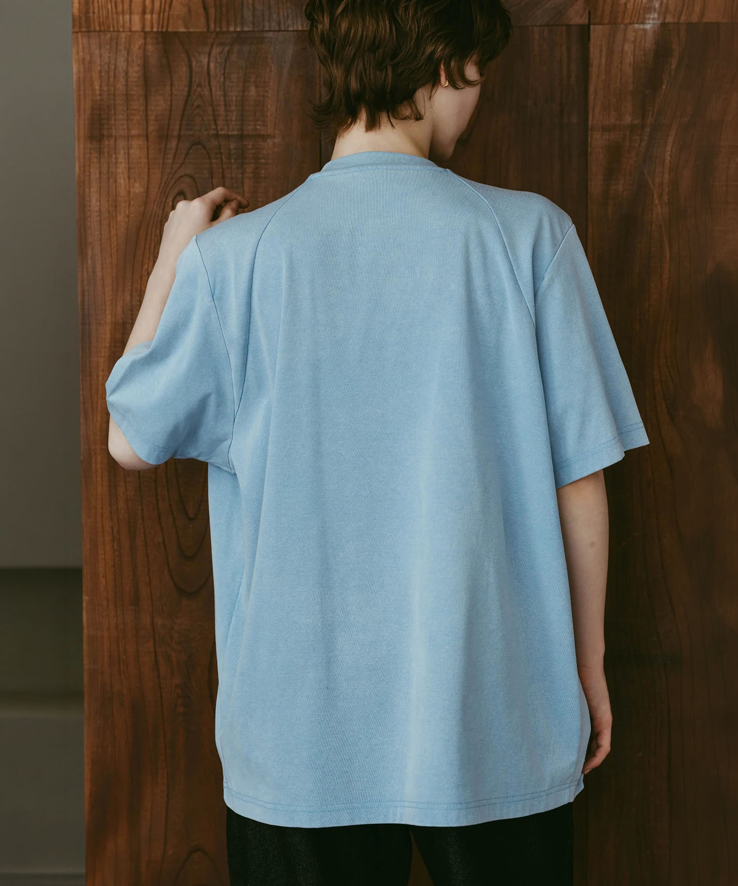 tuck detail oversized tee(unisex) Knuth Marf