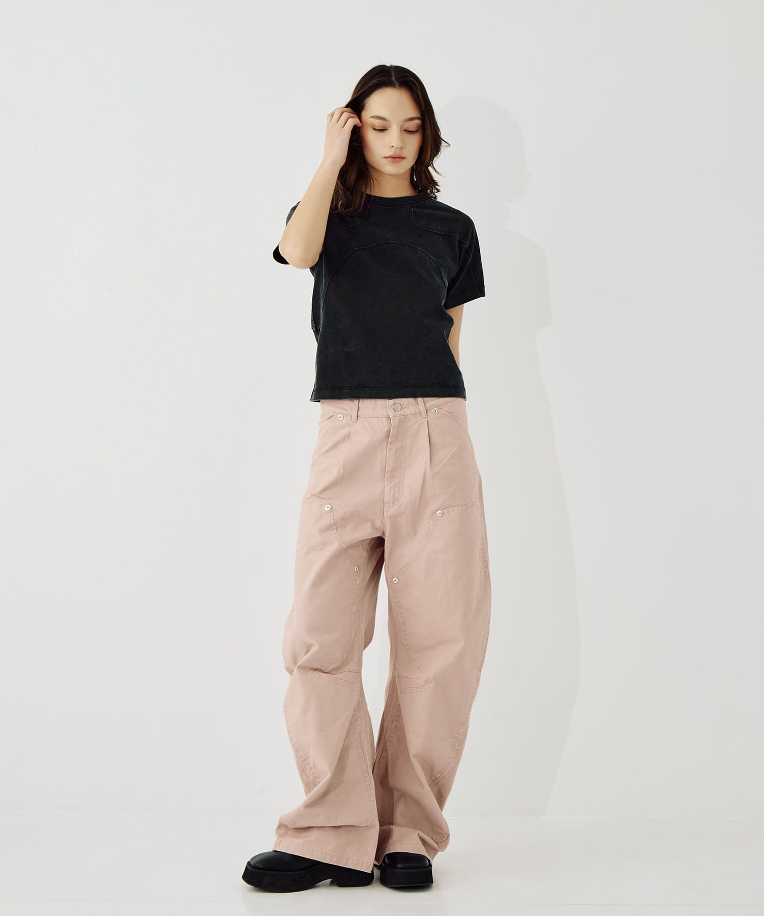 panel short sleeve tee CONZ