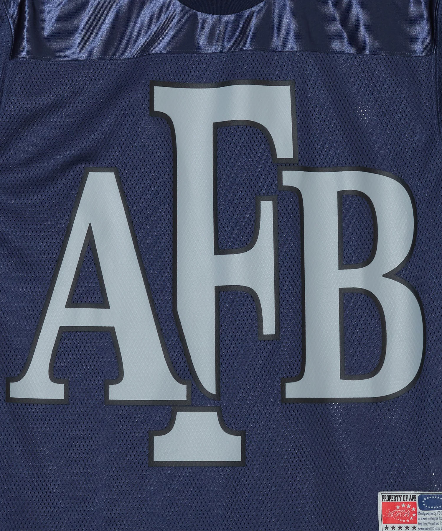 BIG LOGO MESH FOOTBALL TEE AFB