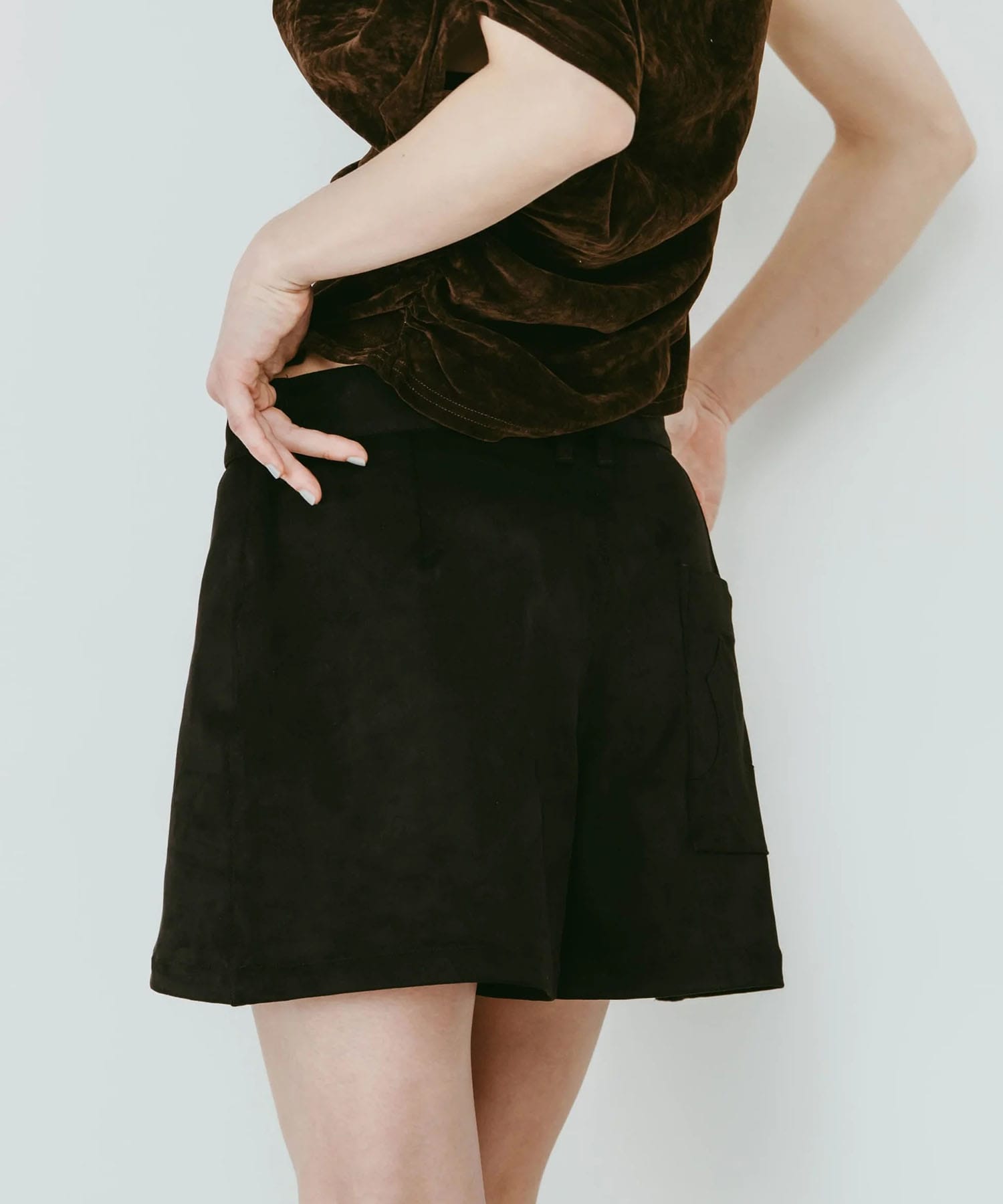 layered suede skort Knuth Marf