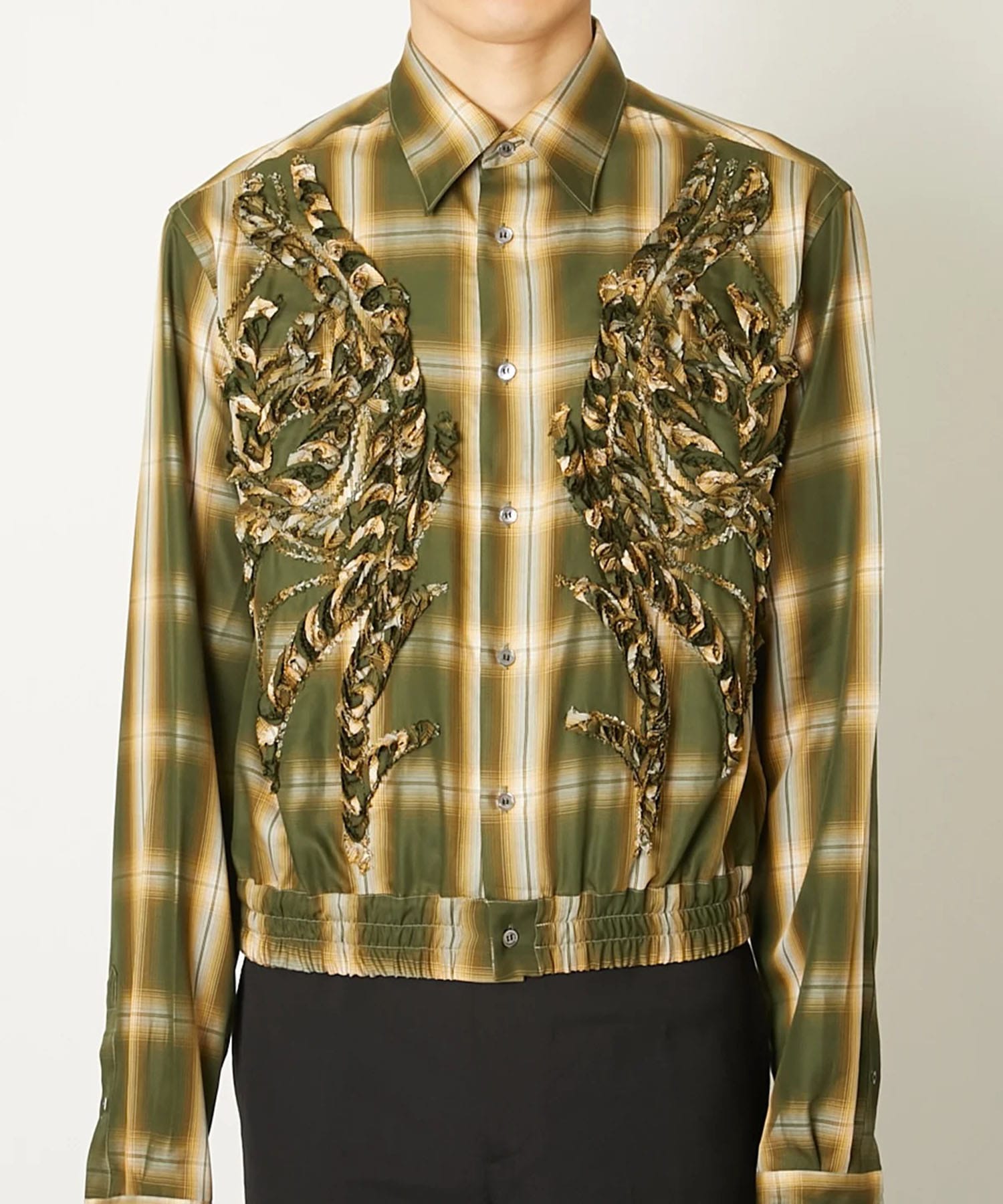EMBROIDERED BLOUSON SHIRT TAAKK