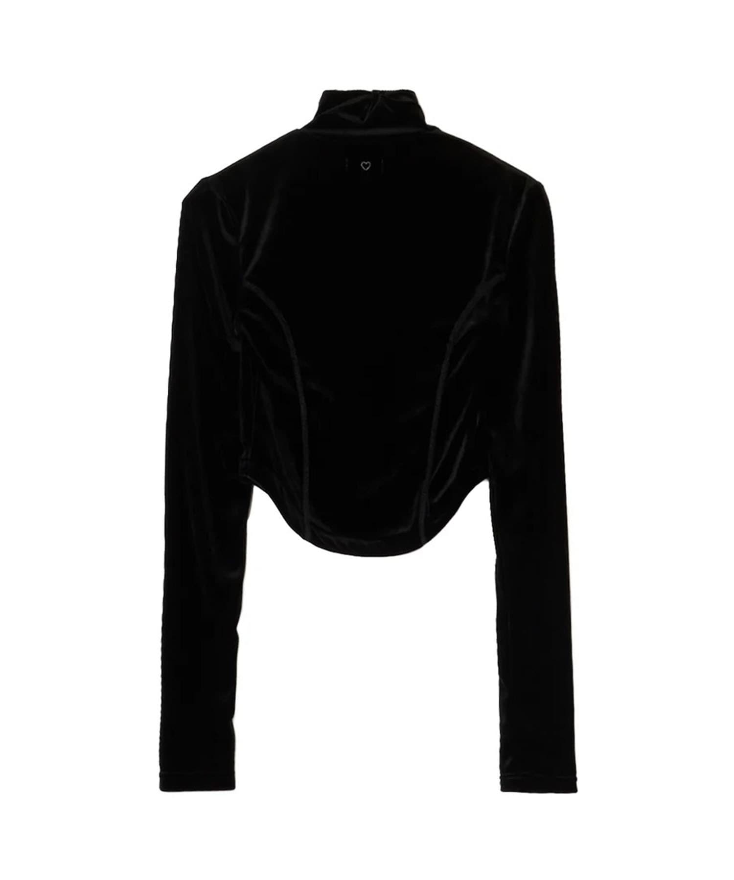 Velvet Zipup Top BASICKS