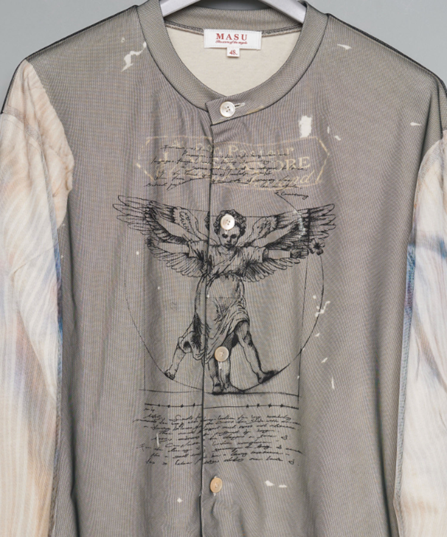 ANGEL DIAGRAM LAYERED CARDIGAN MASU