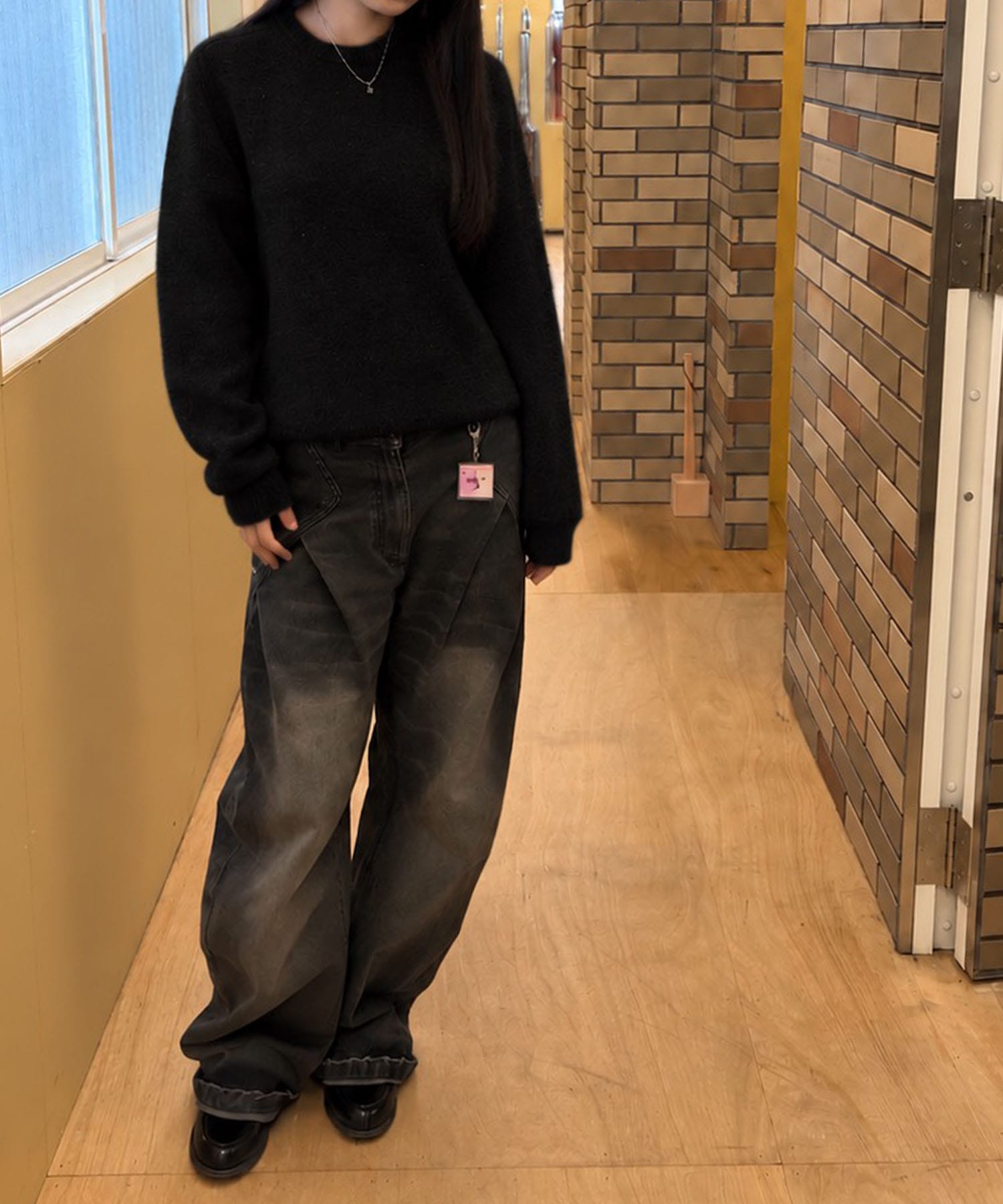 プレーティングウールプルオーバー JUN MIKAMI