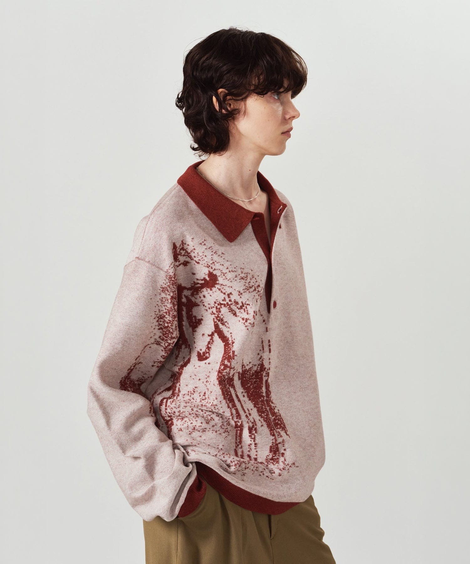reversible jacquard polo knit Knuth Marf