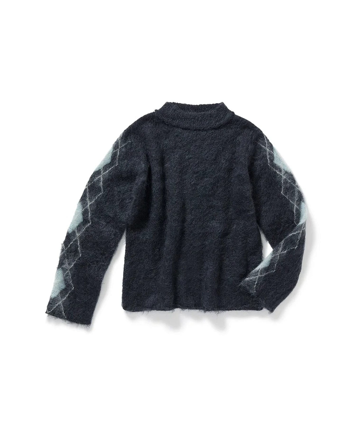Argyle Line Knit Top PERVERZE