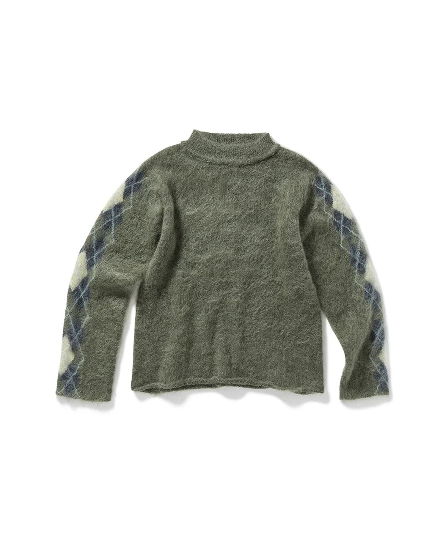 Argyle Line Knit Top PERVERZE