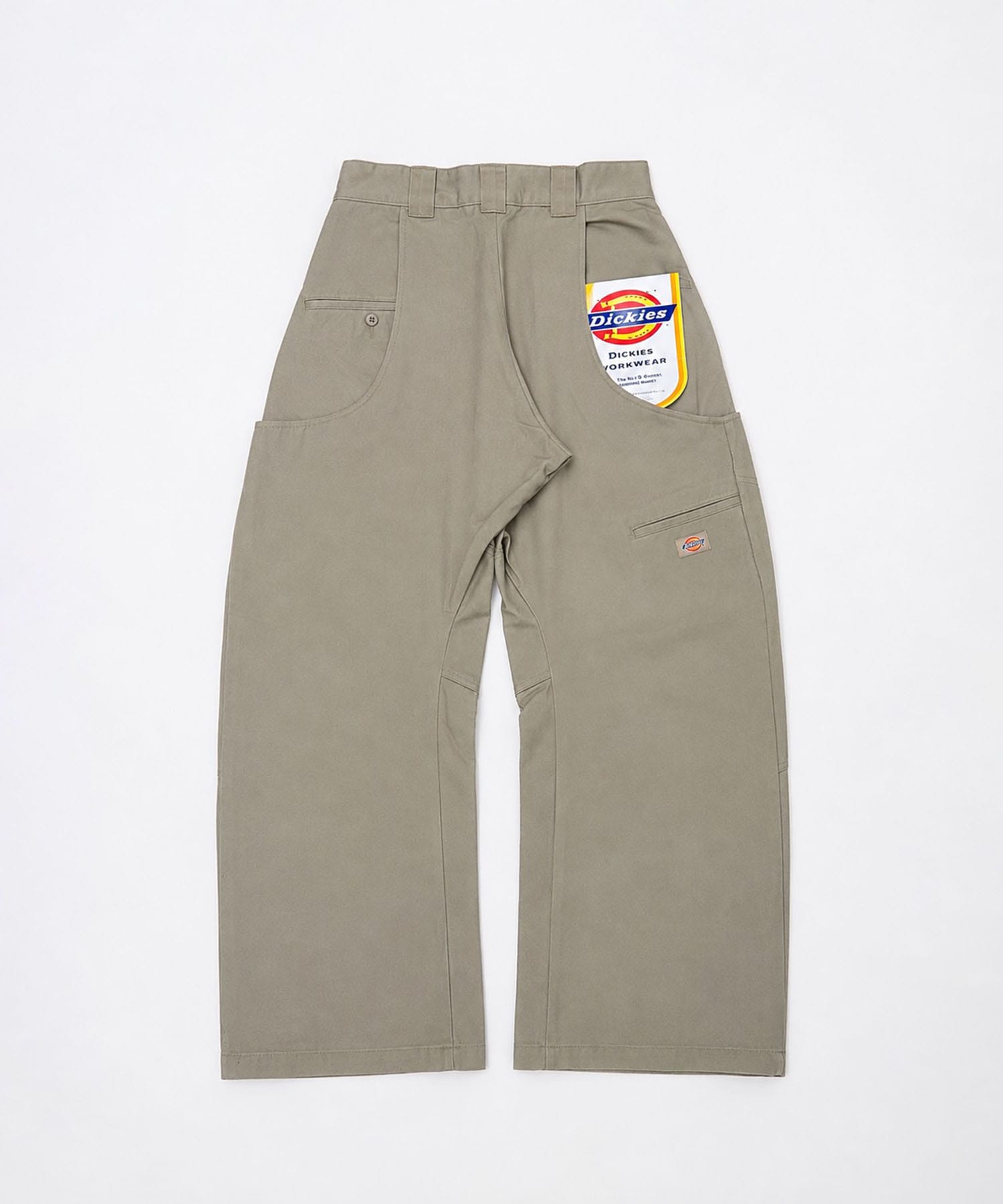 Dickies×NVRFRGT DOUBLE KNEE CURVED LEG UTILITY WORK PANTS NVRFRGT