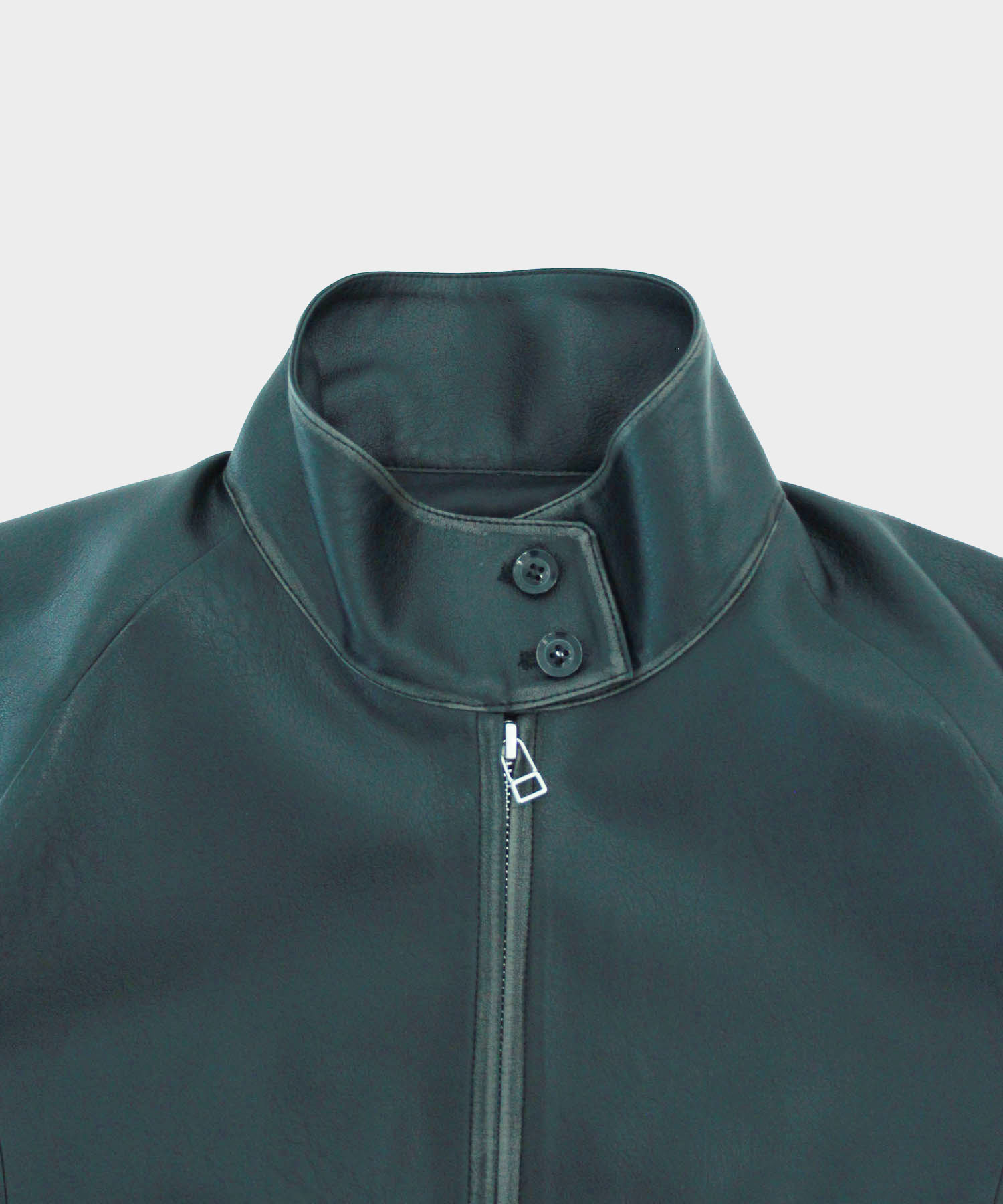harrington jacket vintage faux leather CONZ