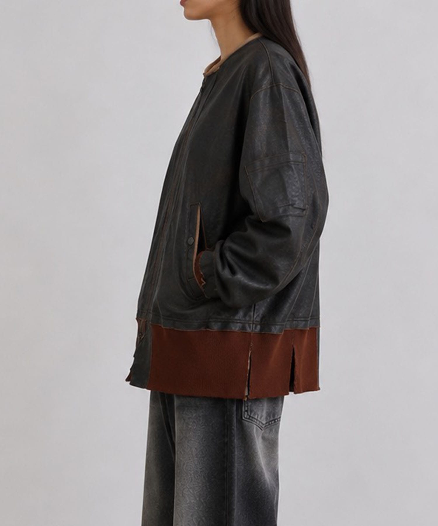 CRACK TERRY MILITARY BLOUSON ANTHEM A