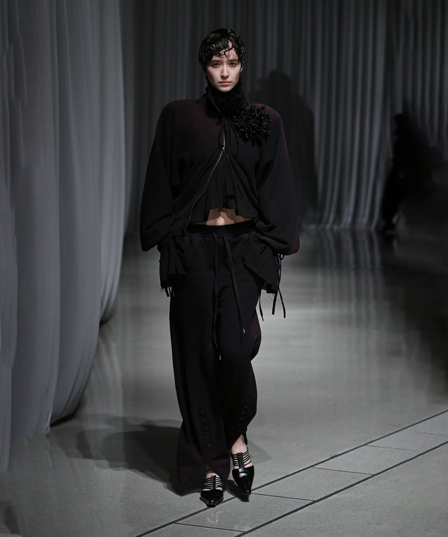 shadow spray zip blouson 